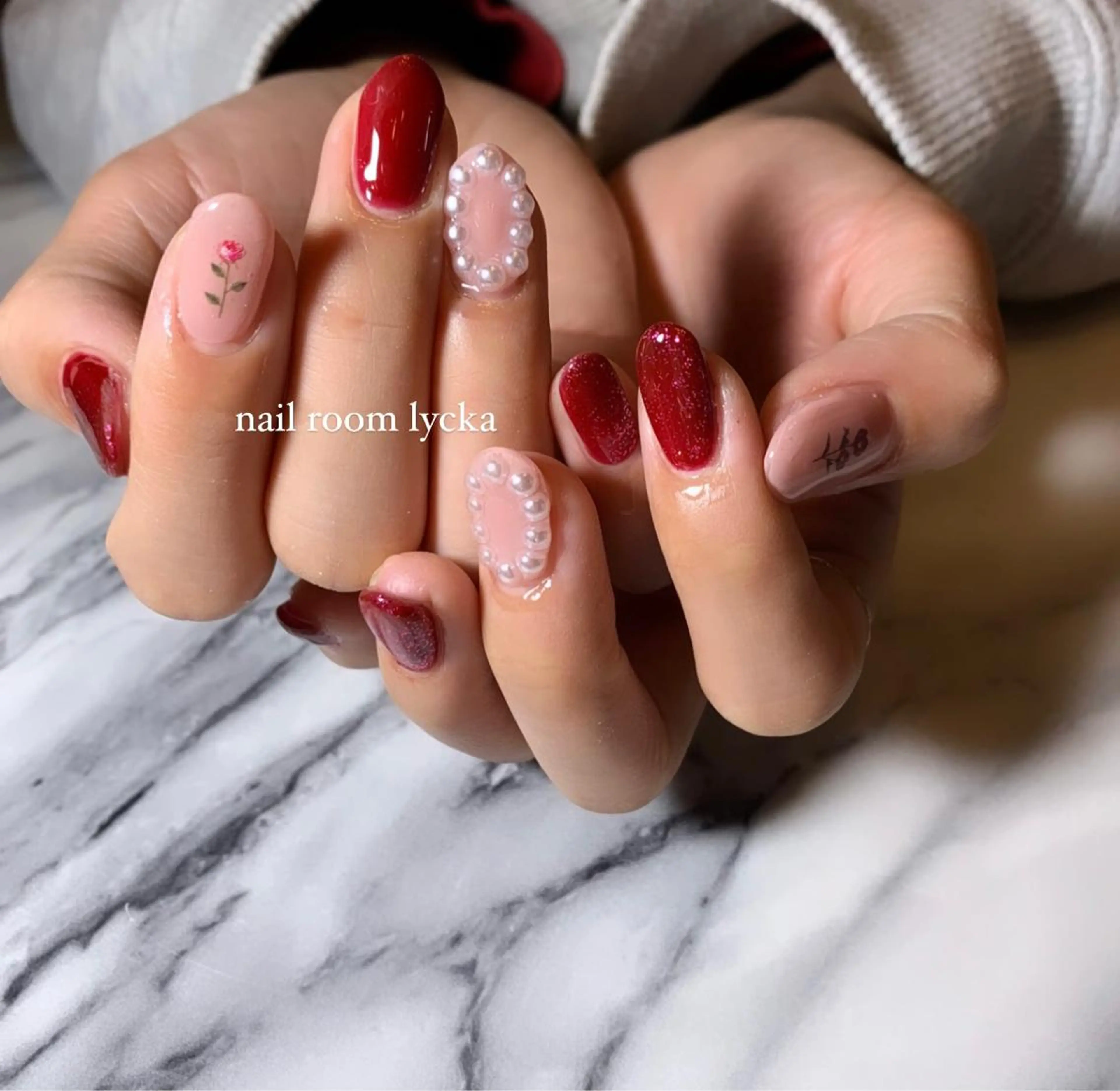 ネイル ﾈｲﾙﾙｰﾑﾘｯｶ 𝐦𝐚𝐲𝐮のネイルデザイン