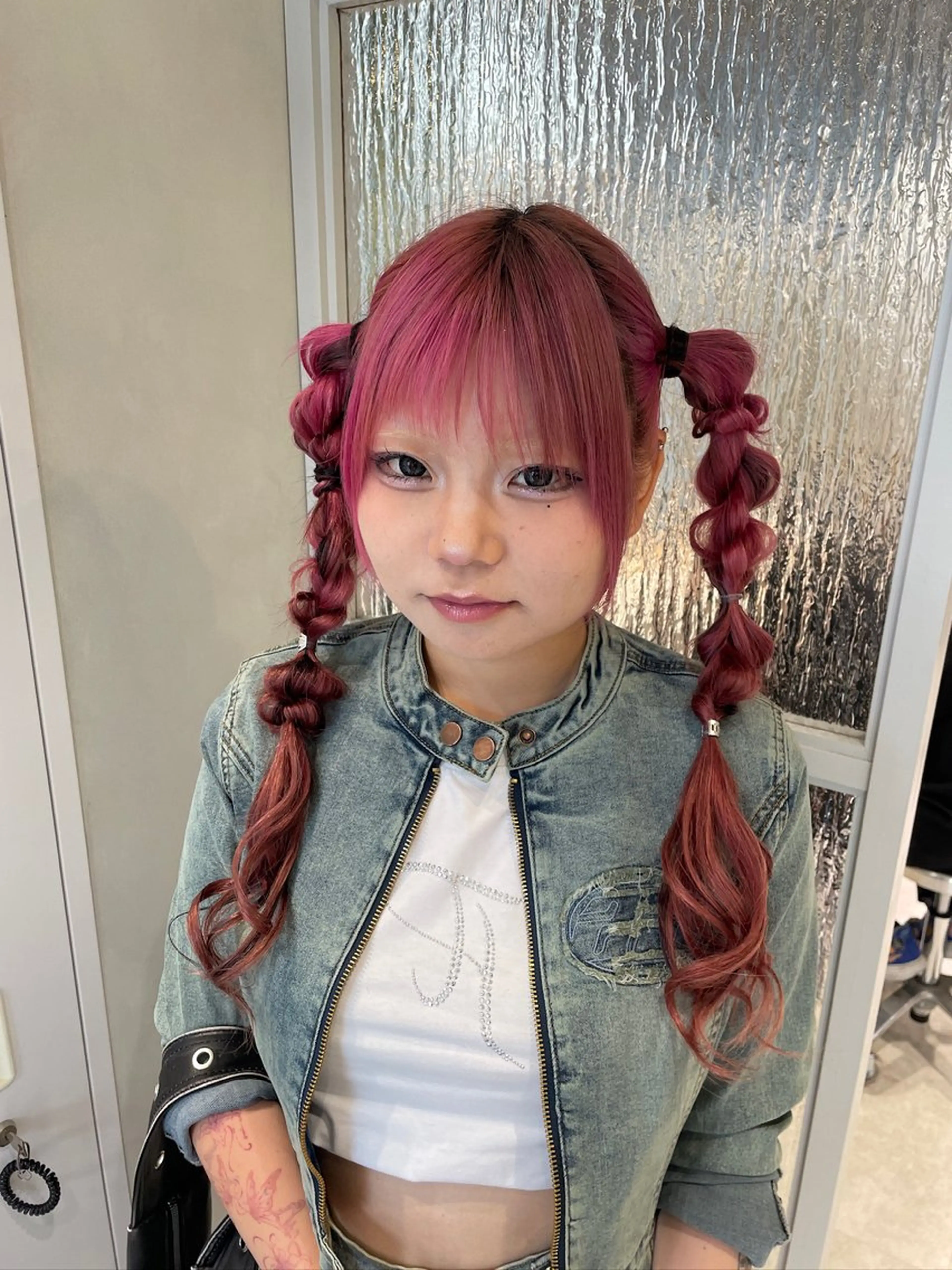 ヘアアレンジ ヘアセット デザインカラー/ ヘアアレンジ/りりかのヘアスタイル