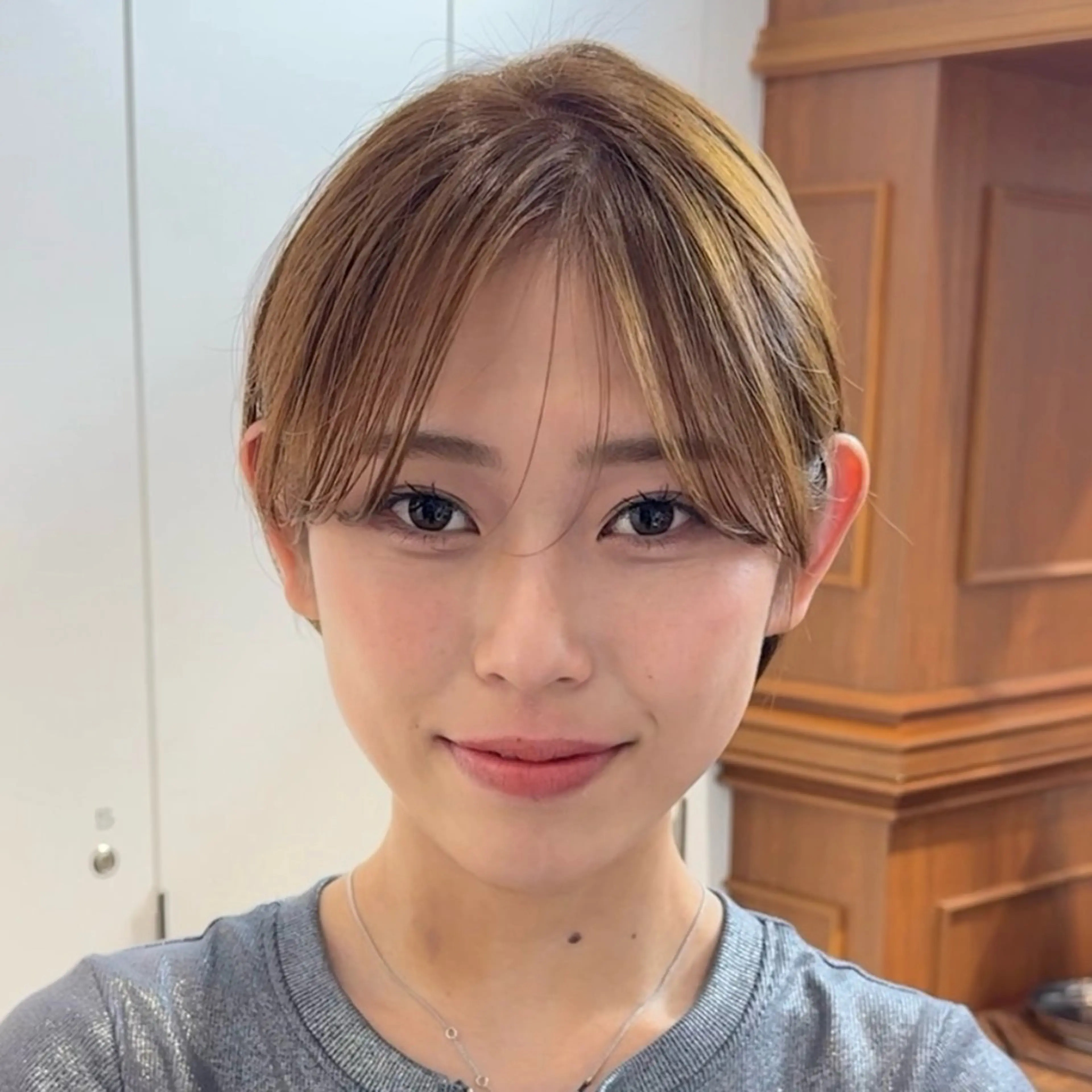 【🦋透明感がほしい方🦋】ブリーチなしダブルカラー➕似合わせカット➕トリートメント✨ショート/ボブ/ウルフ/レイヤーの写真