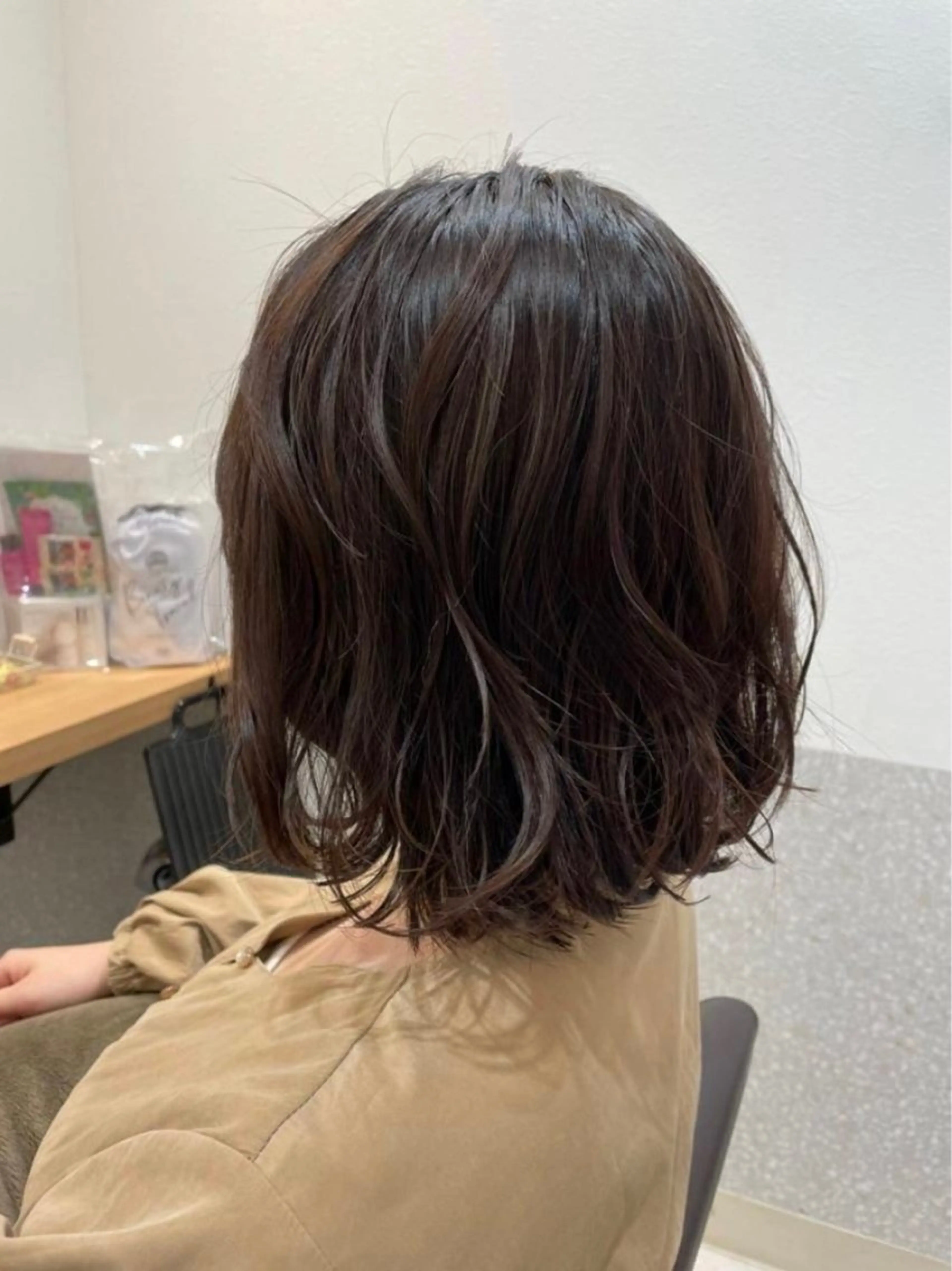 トリートメント ヘッドスパ ツヤカラー3850 まいのヘアスタイル