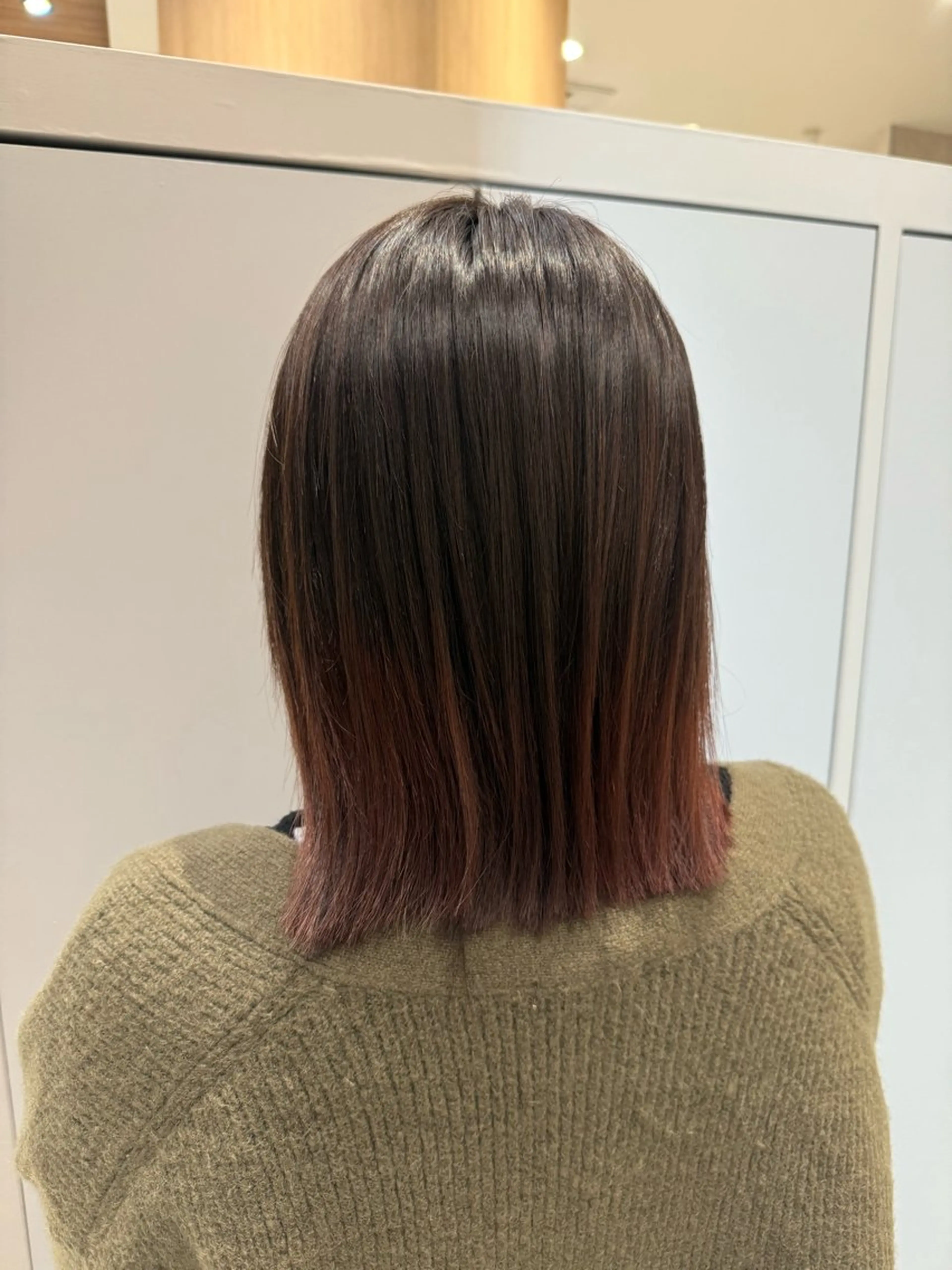 カラー ヘアカラー 馬場 美咲のヘアスタイル