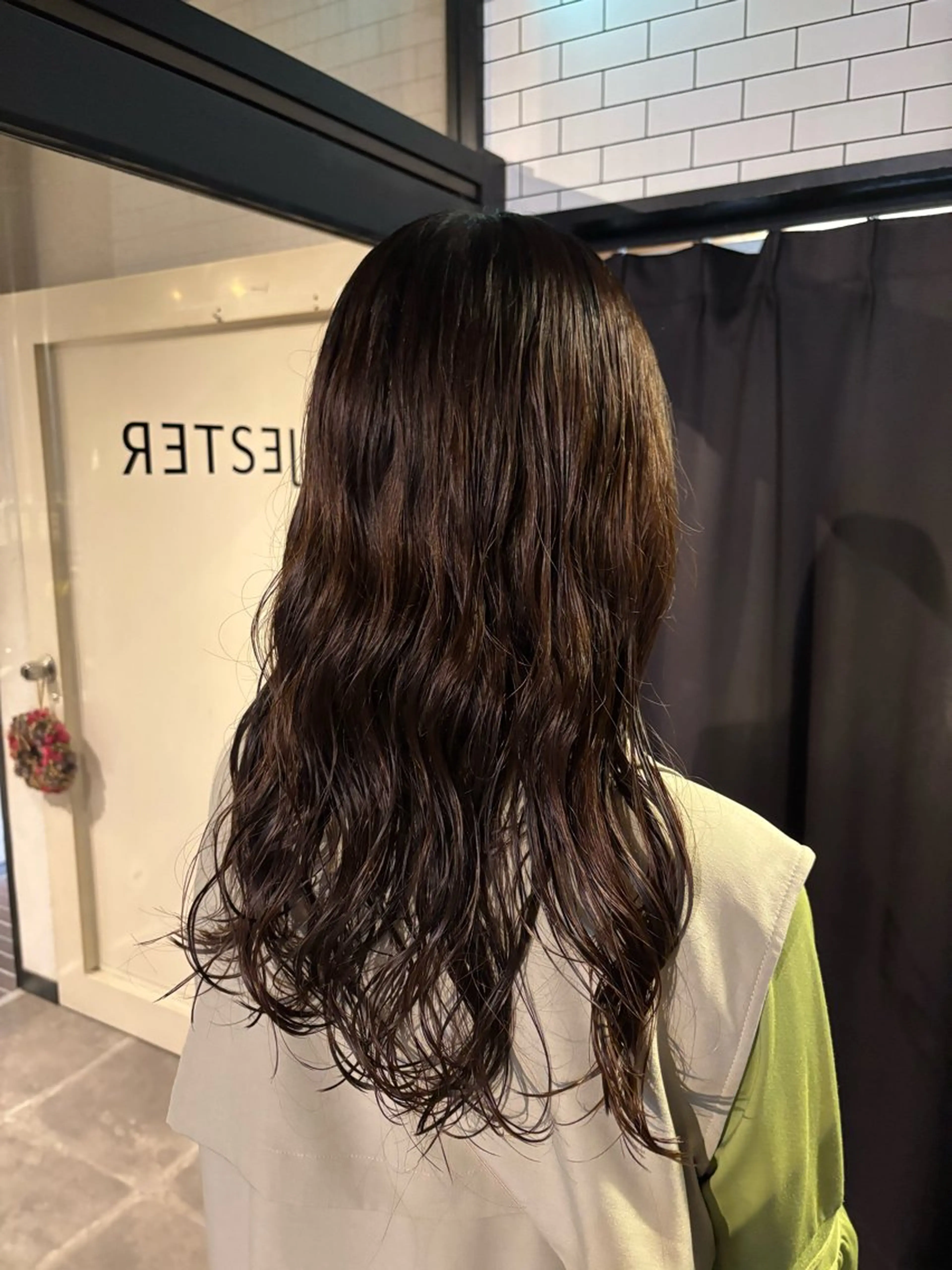 ロング パーマ 透明感カラー/パーマ /烏丸御池/寿々乃のヘアスタイル