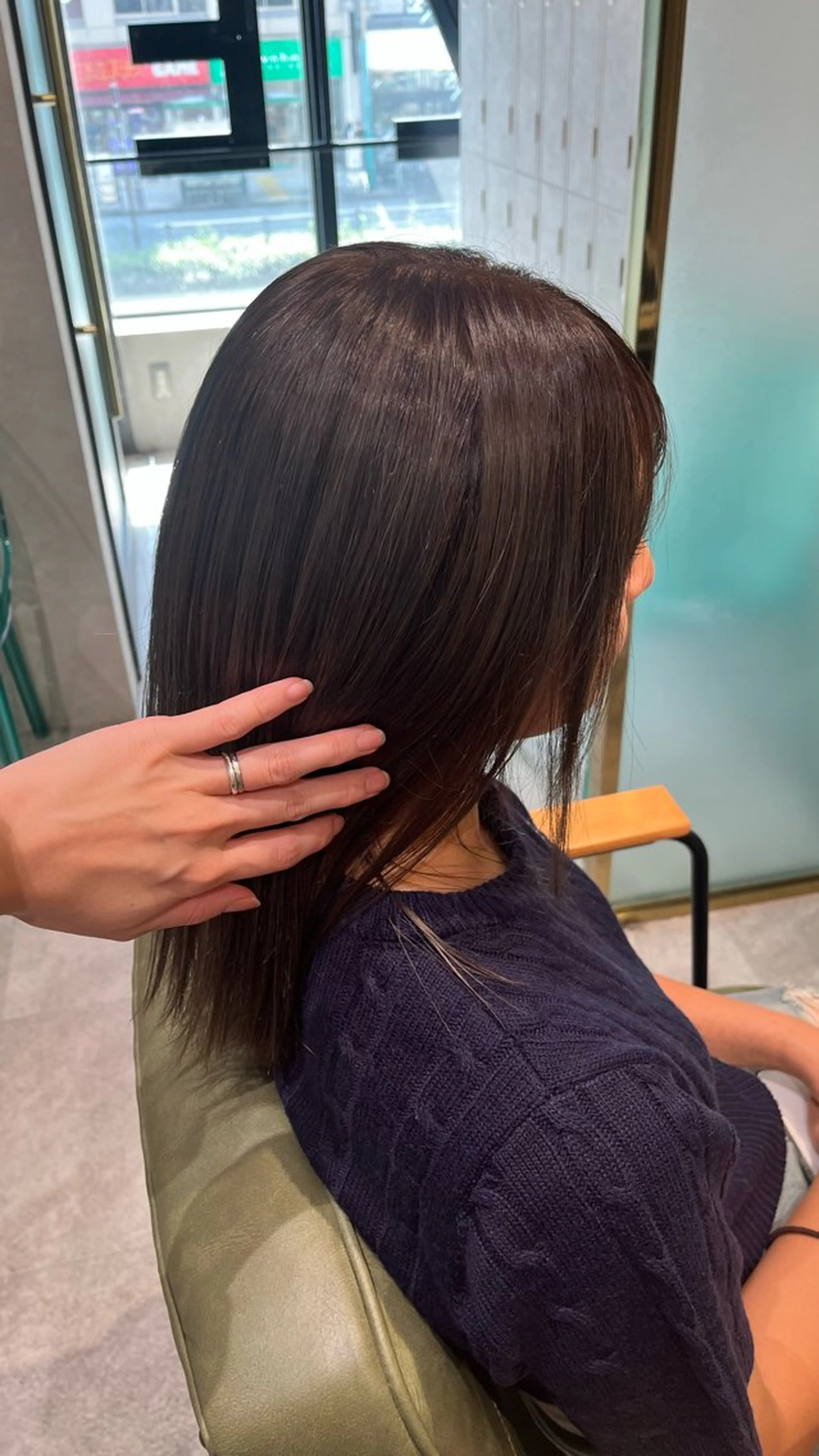 ミディアム カラー 新宿/ヘアカラー AiNAのヘアスタイル