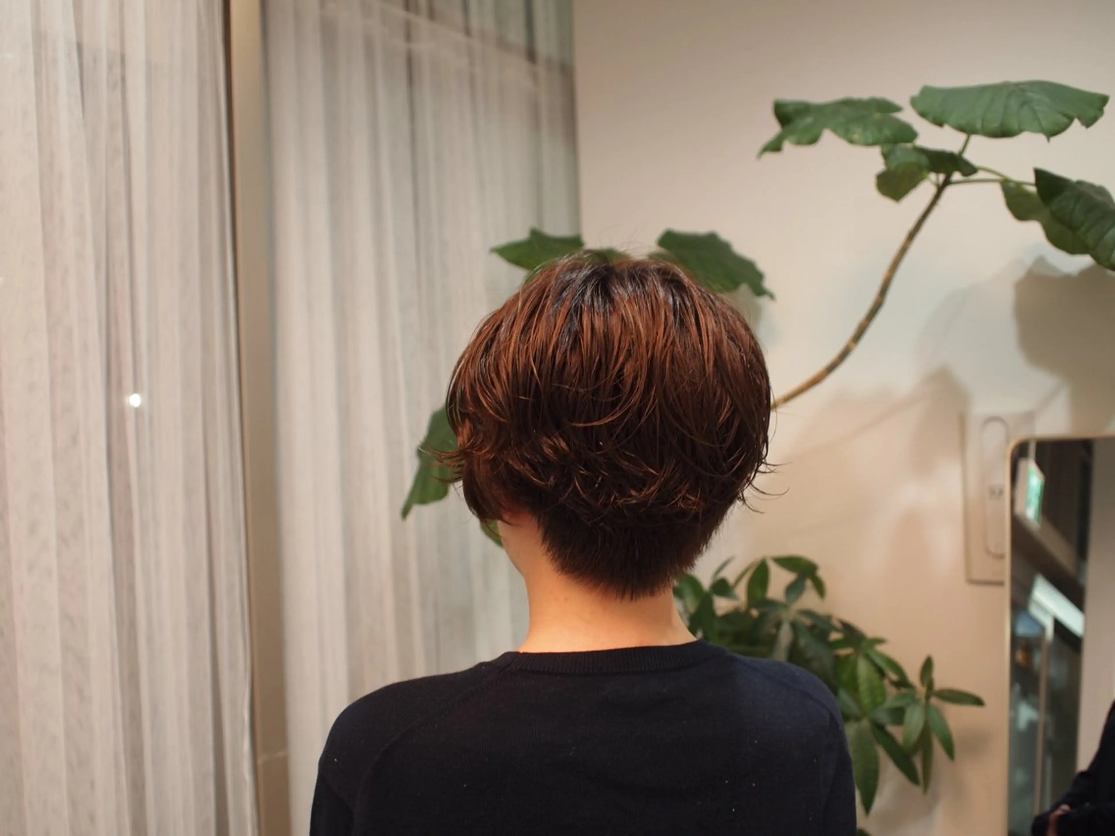 ショート パーマ 草場 遼子のヘアスタイル