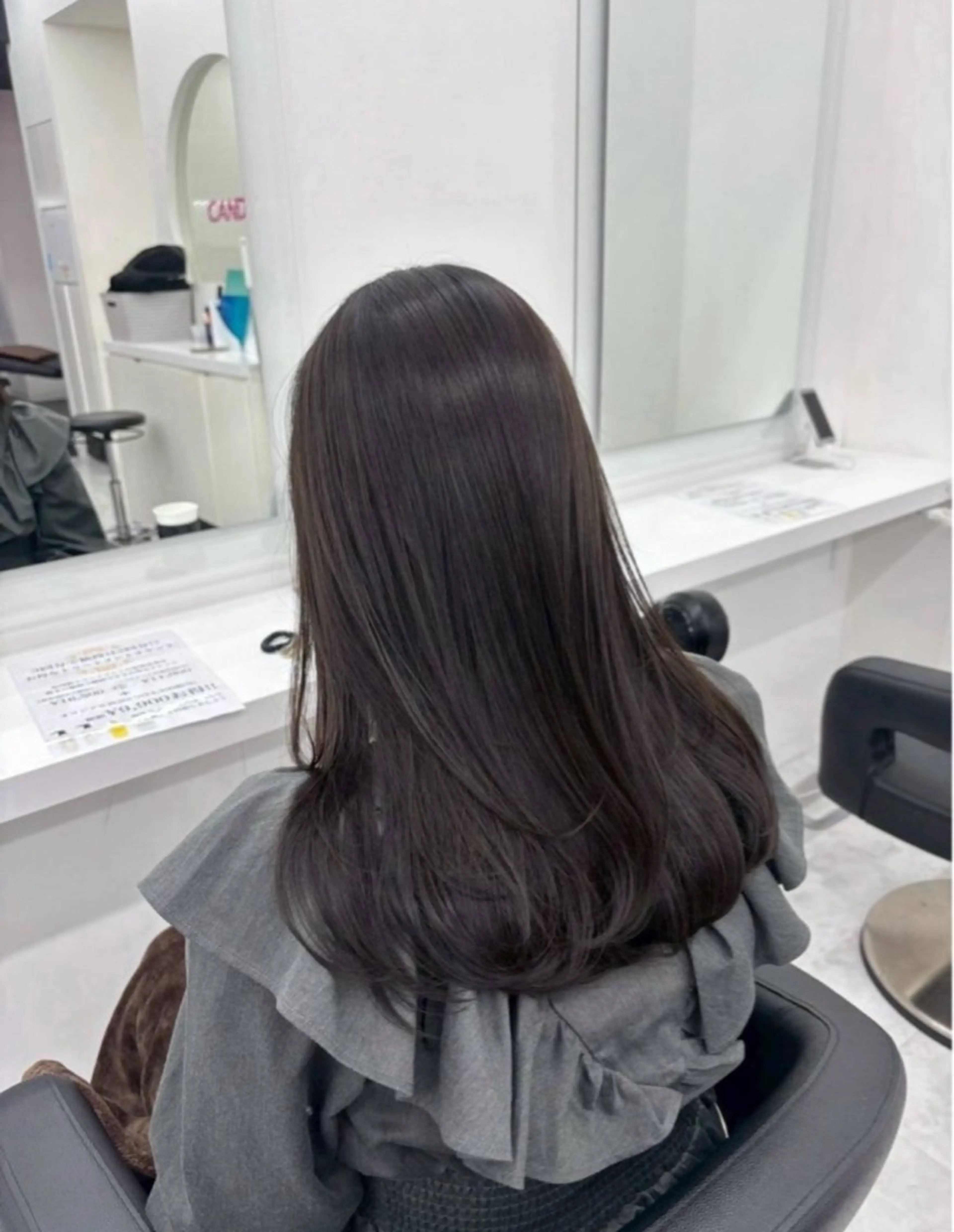 ロング カラー ヘアカラー トリートメント mao⭐️ 透明感カラー‎⭐️のヘアスタイル