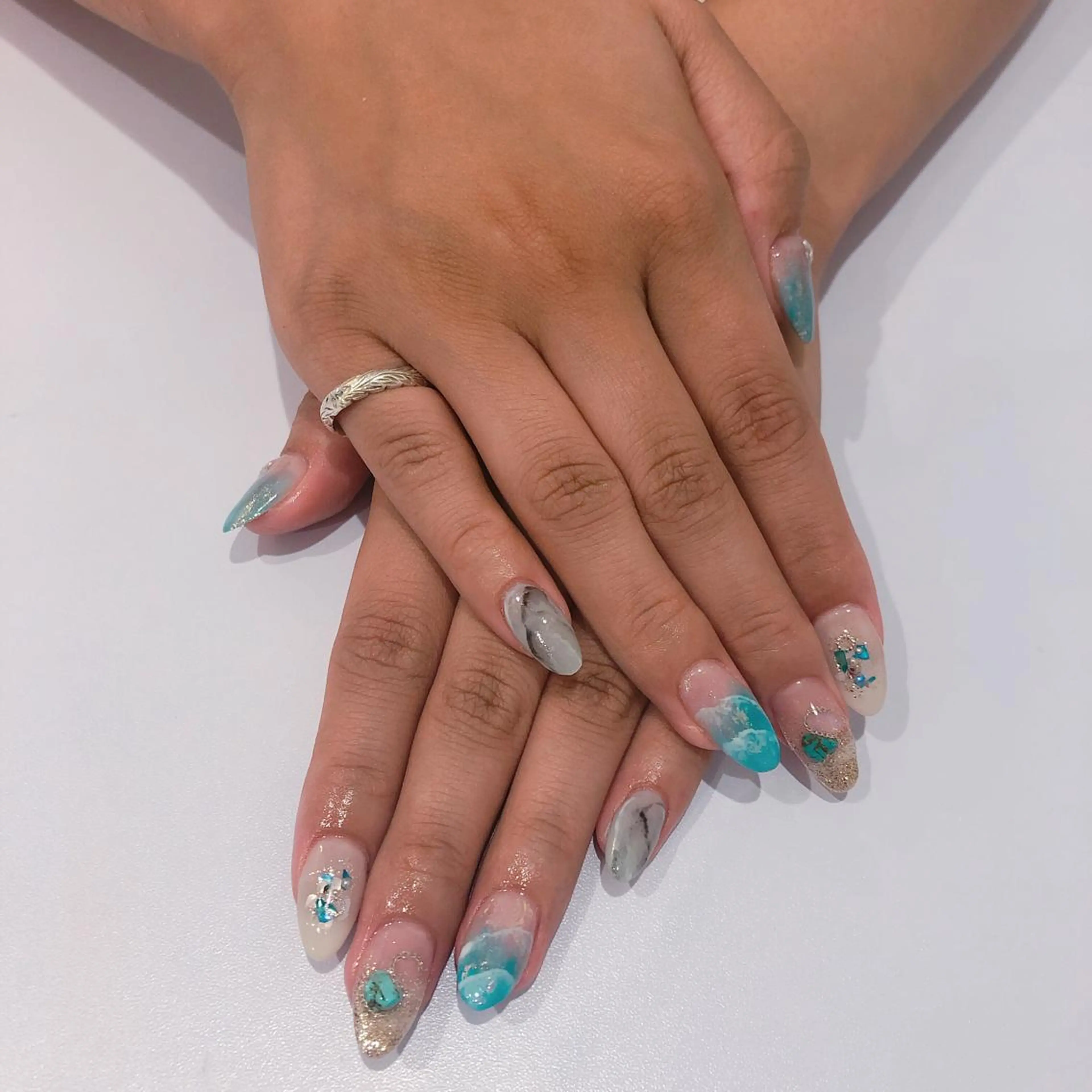 ネイル a:Qネイル /久米川のネイルデザイン