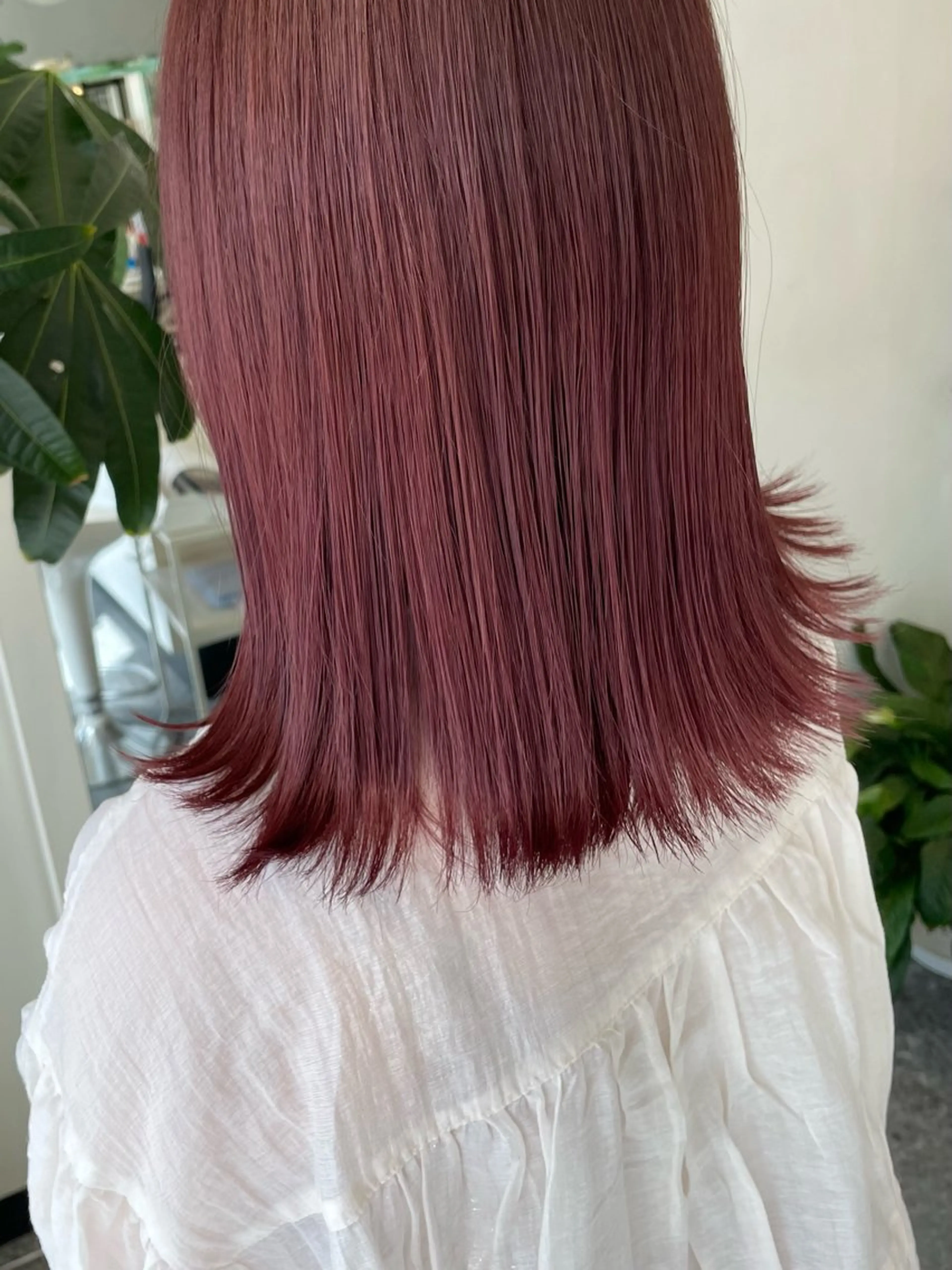 ミディアム カラー ブリーチ ダブルカラー ブリーチなしカラー 艶カラー/暖色 /縮毛/メンズヘアのヘアスタイル