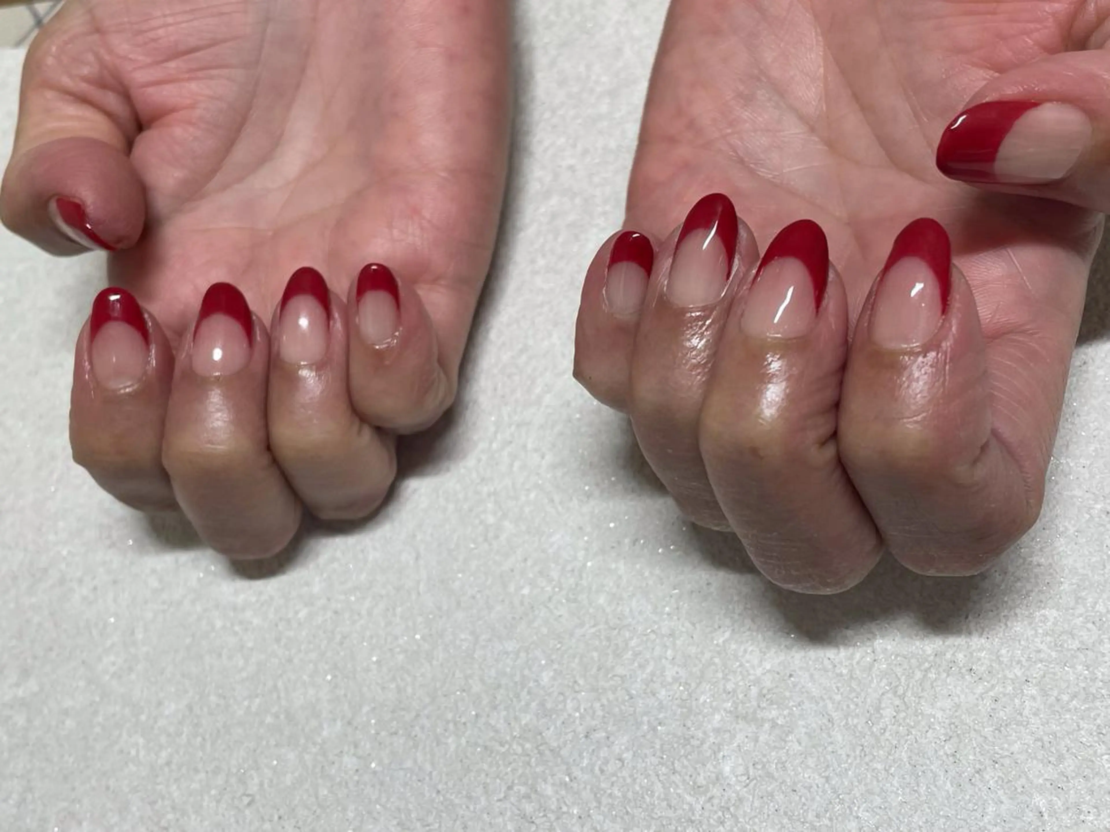 ネイル オーロラネイル フラワーネイル フットネイル フレンチネイル ジェルネイル mogunail &blowのネイルデザイン