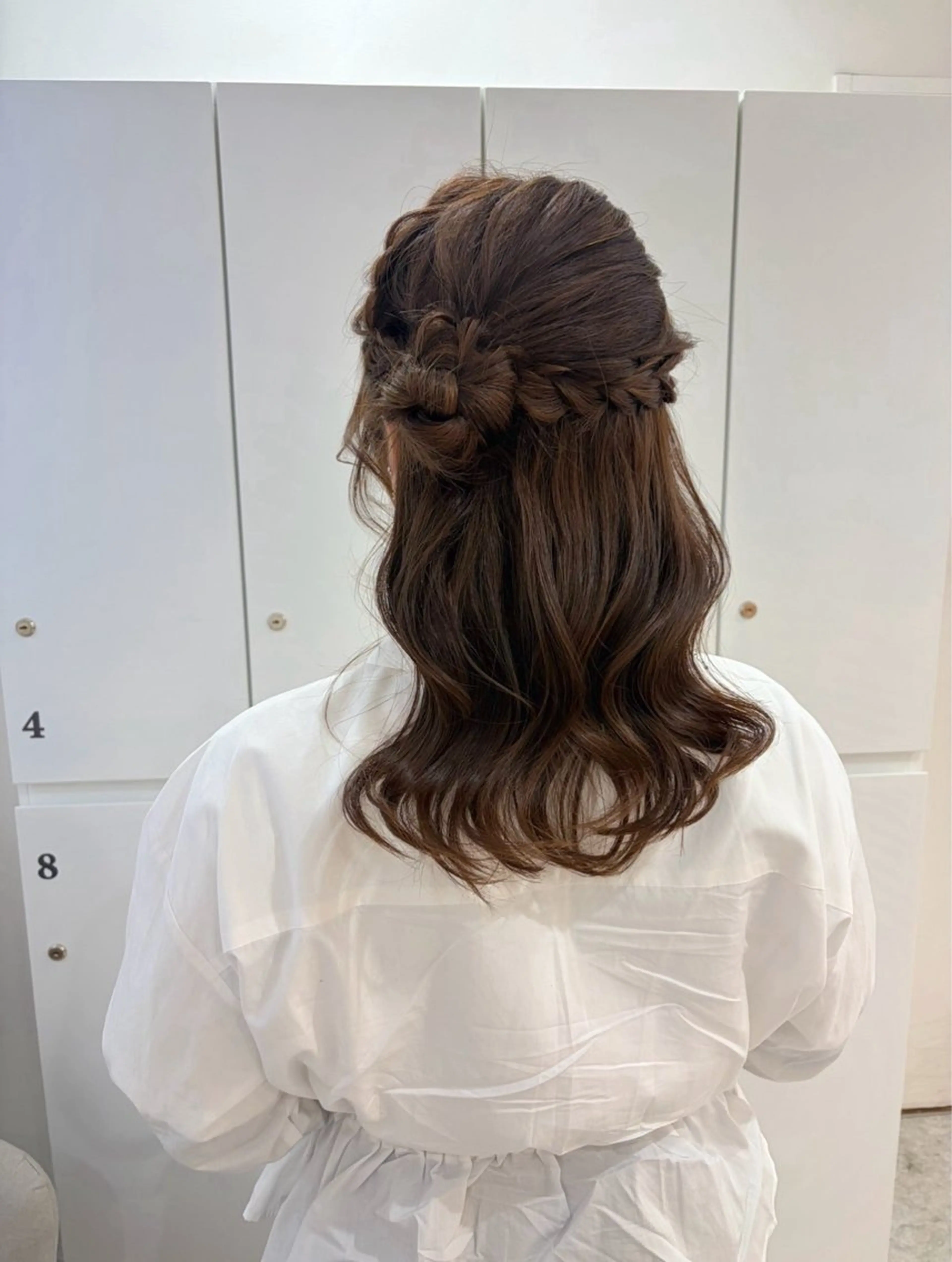 セミロング ヘアアレンジ ヘアセット ヘアセット/レイヤー 縮毛矯正/はるか🎀のヘアスタイル