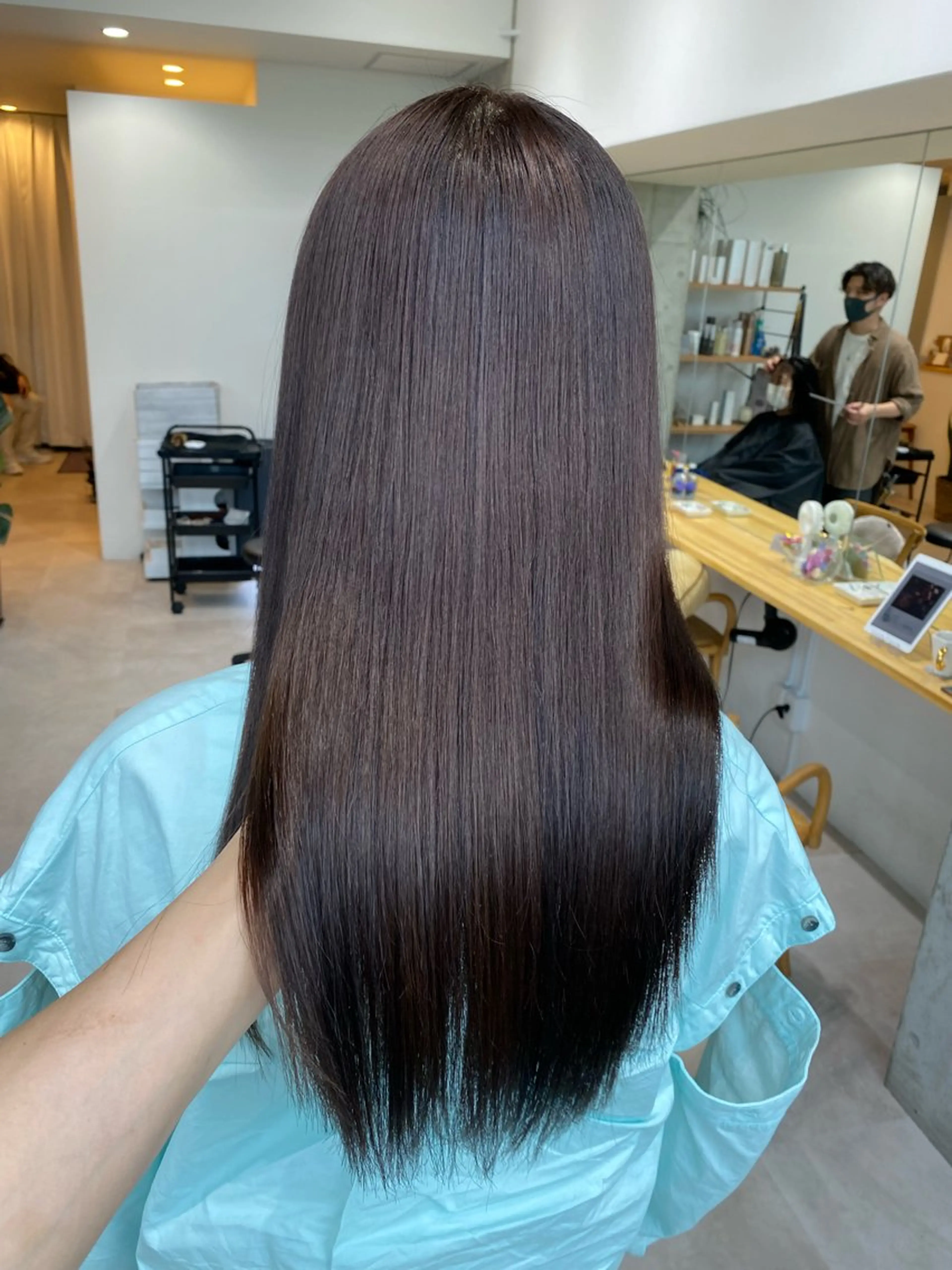 ロング 伸ばしかけ 髪質改善 縮毛矯正 ショート職人 美容師【KENTA】のヘアスタイル