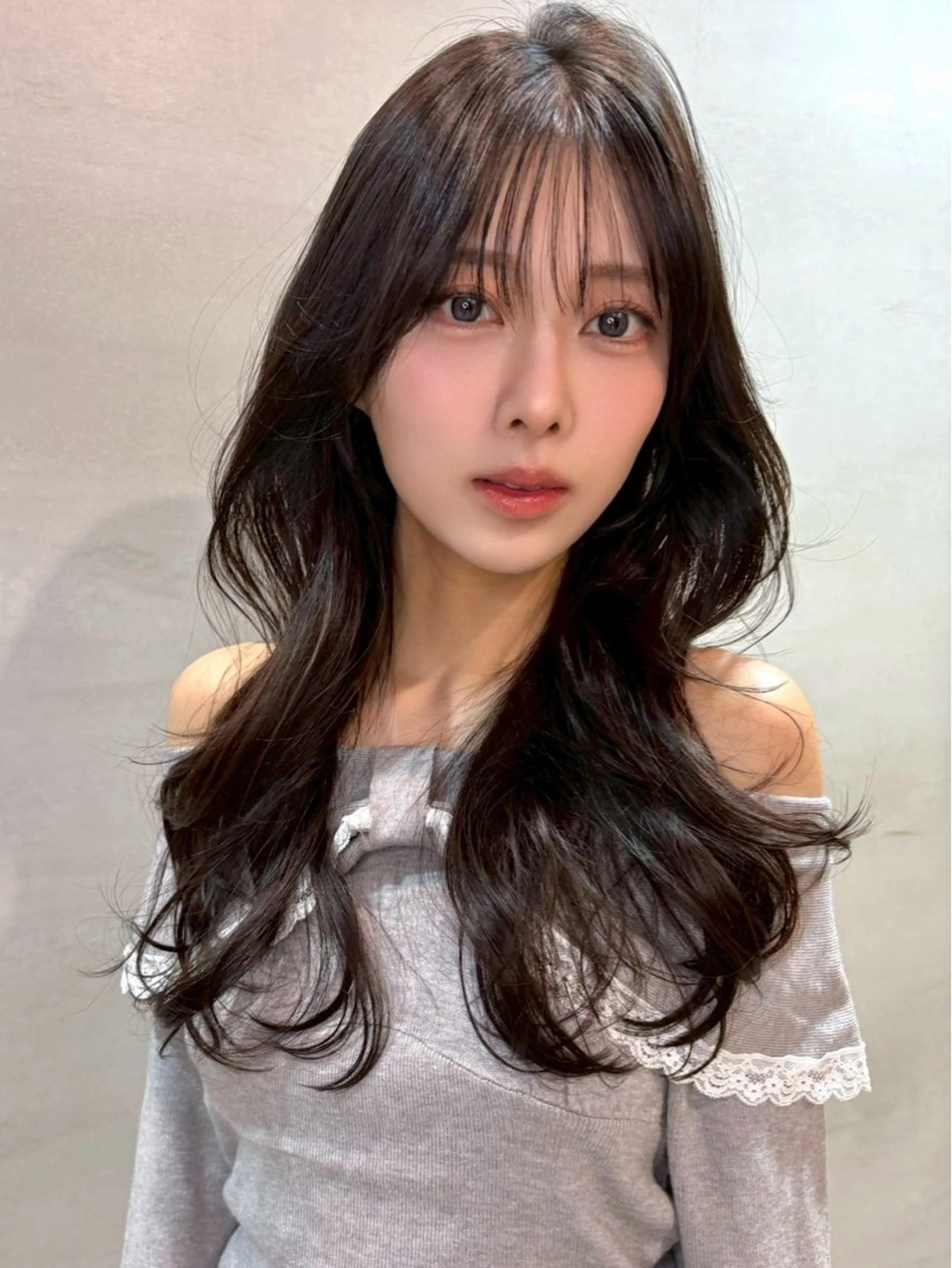 ロング レイヤーカット 髪質改善 中島一斗のヘアスタイル