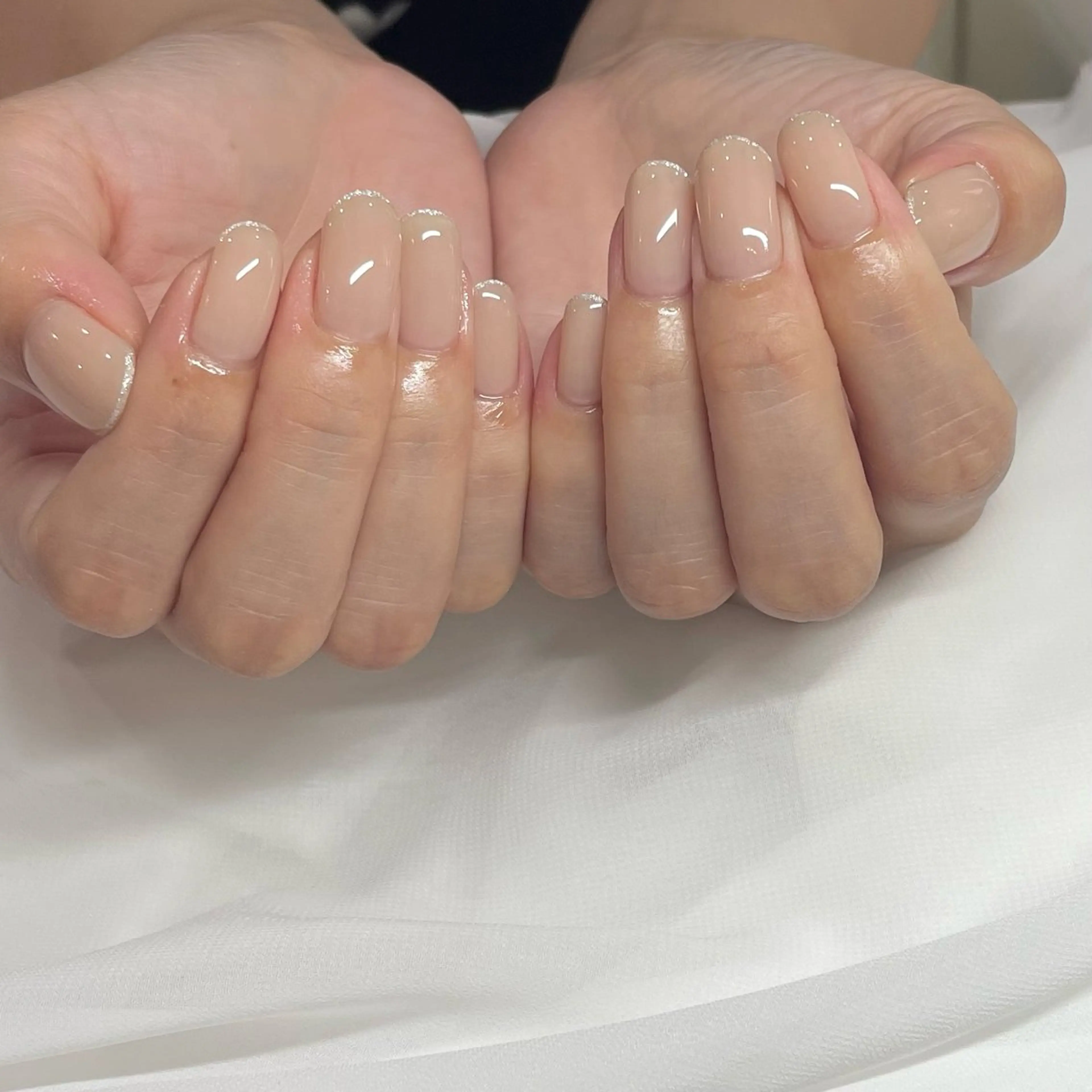 ネイル ラメ(グリッター) パラジェルサロン 大人女性が通うサロンのネイルデザイン