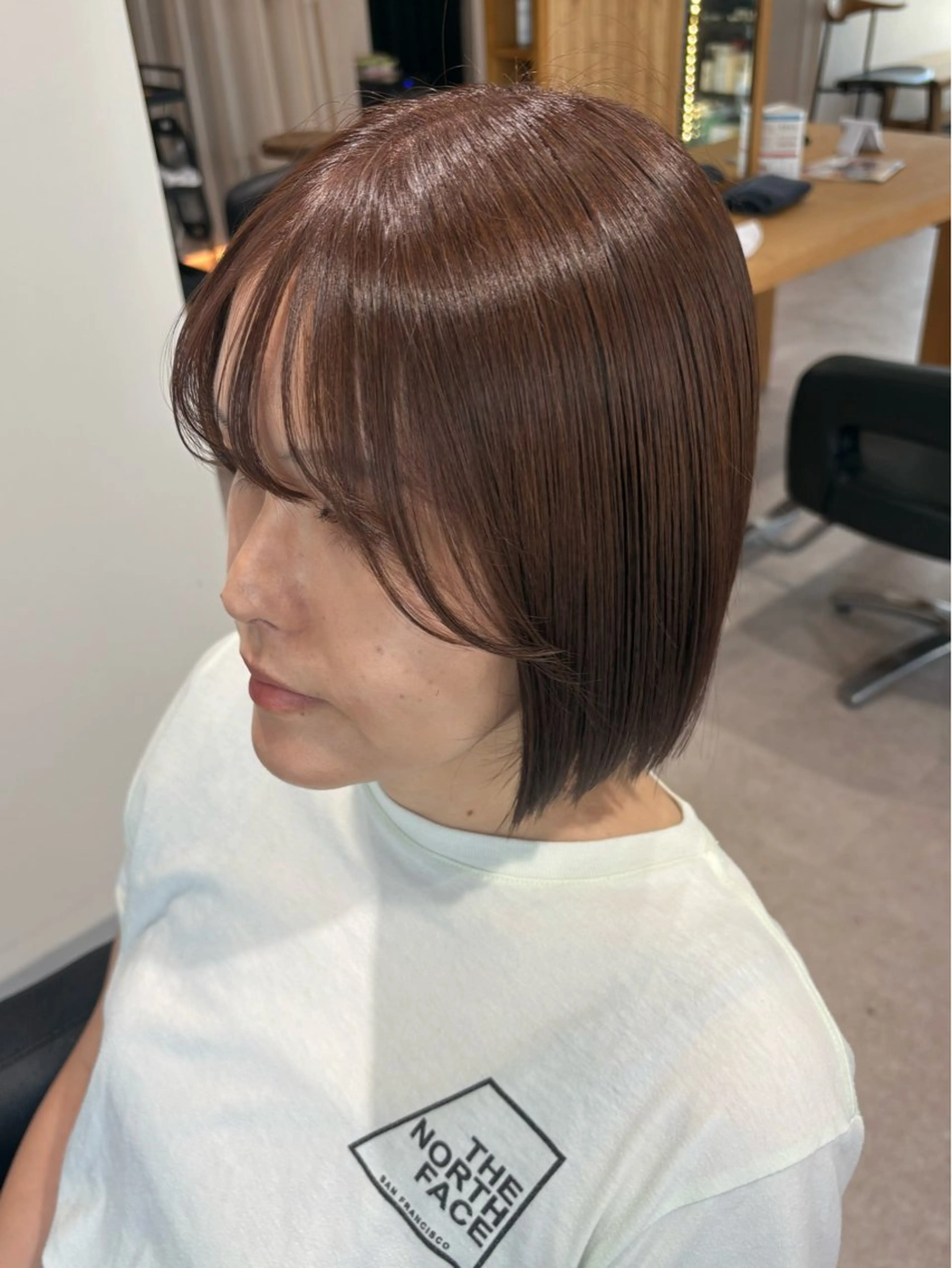 カラー ヘアアレンジ ヘアカラー aina / n.w.hのヘアスタイル