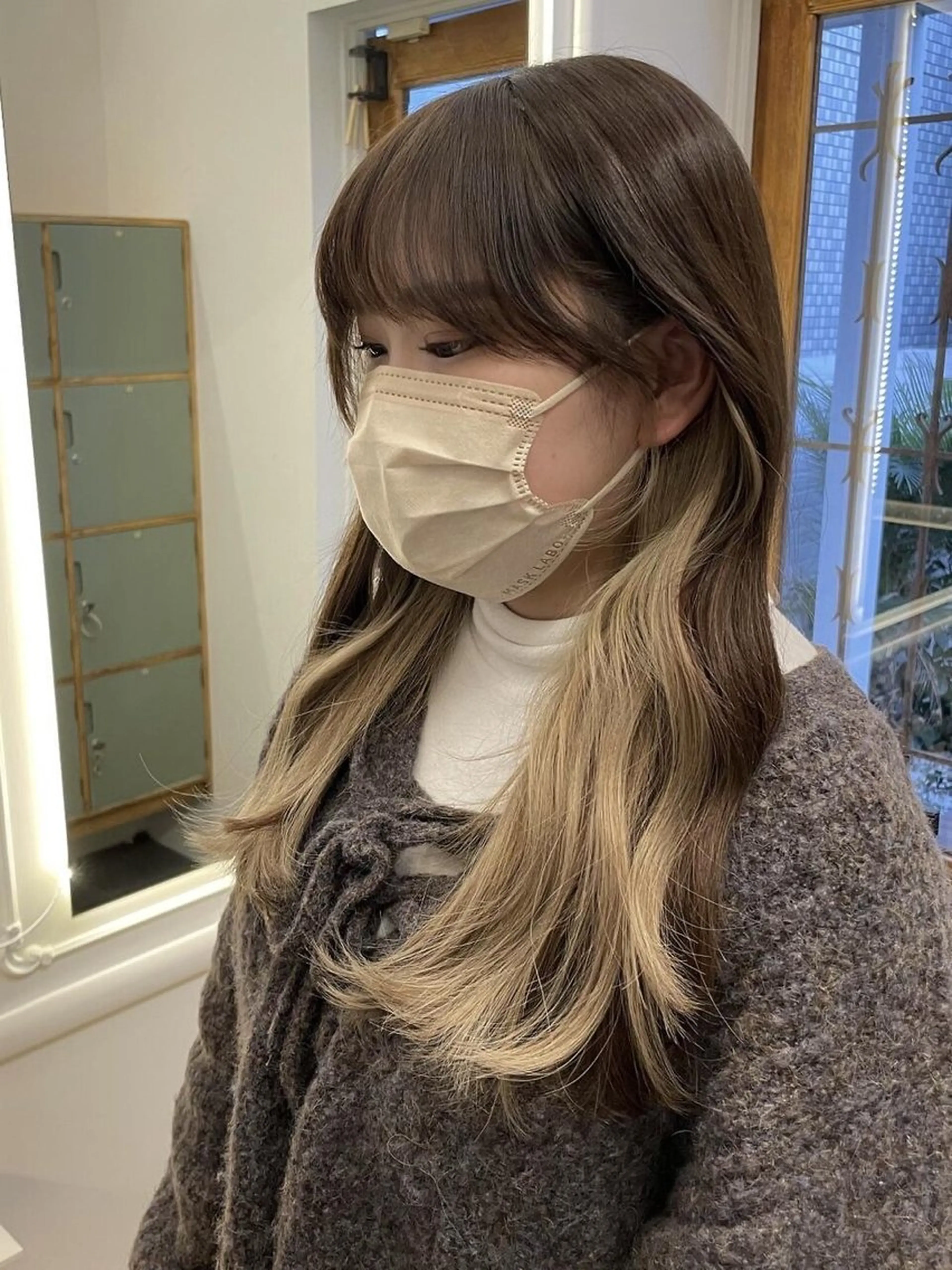 ロング シールエクステ ボブ エクステ ロング 吉村 憂々のヘアスタイル