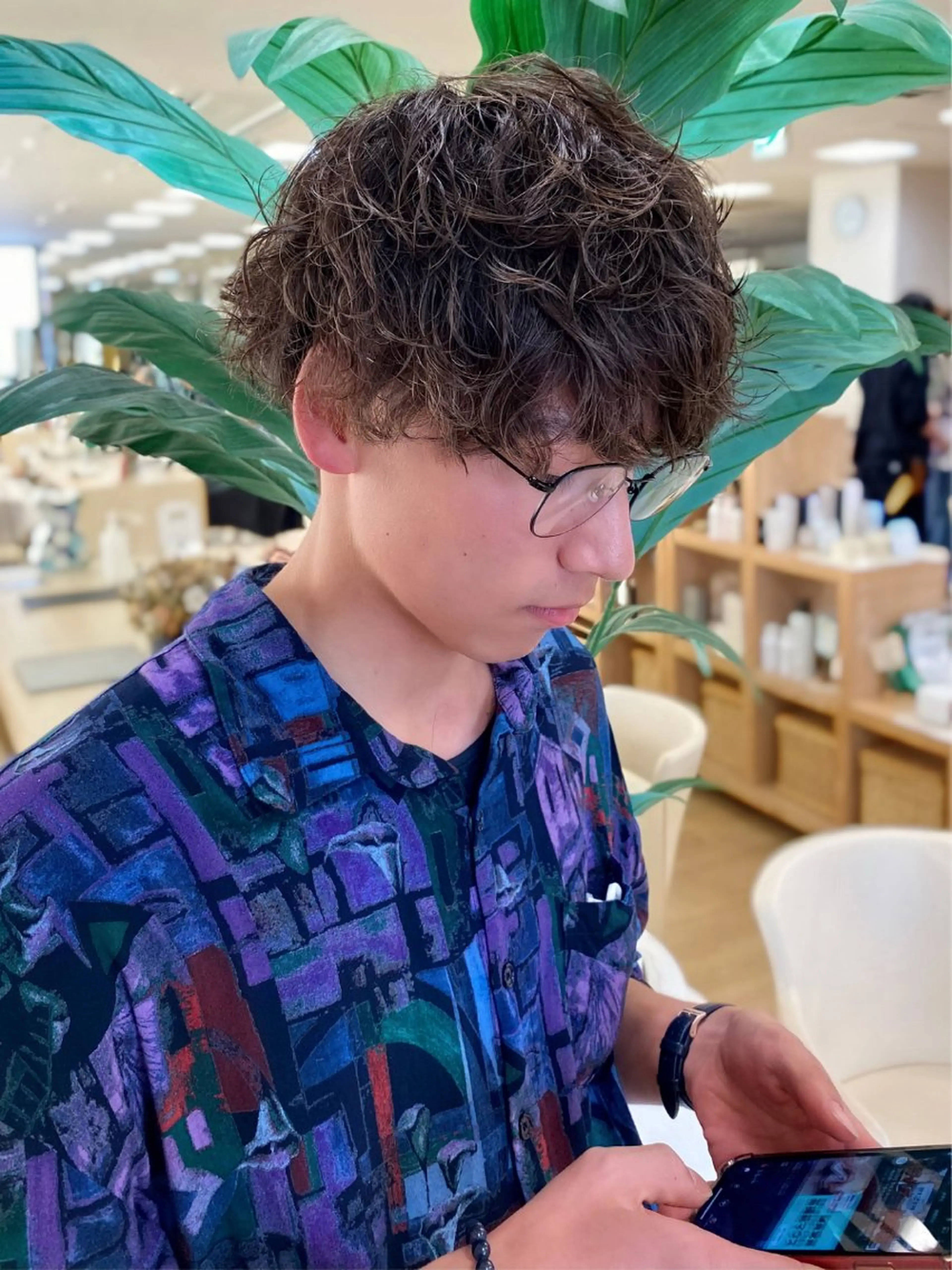 ミディアム パーマ ミディアムパーマ ニュアンスパーマ スパイラルパーマ お悩み解決美容師🦚 片山/銀座/有楽町のヘアスタイル