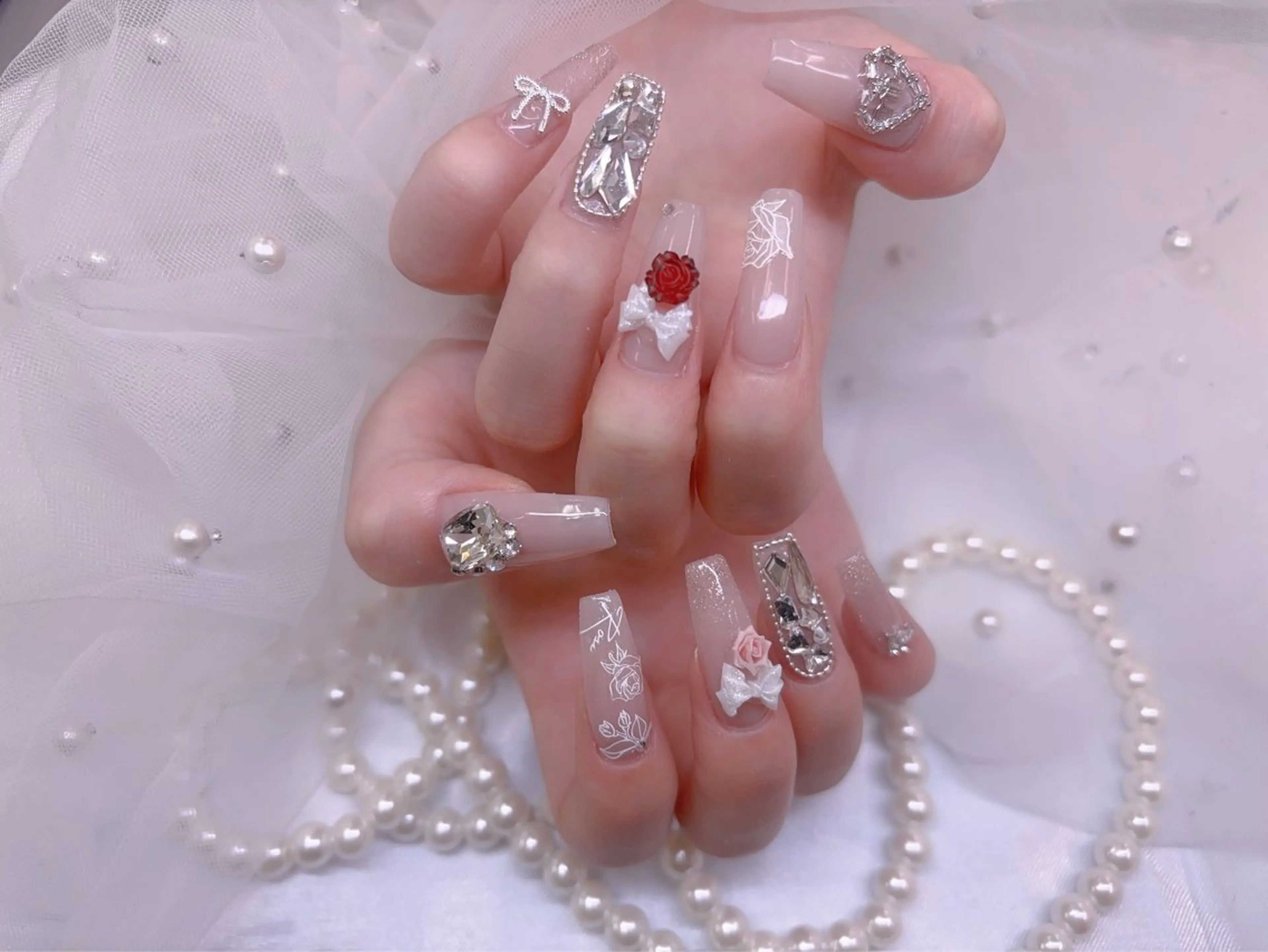 ネイル U・mi  nail salon【長さ出し/パラジェル/持ち込み/定額ネイル/学割U24】所属・Uminail ゆうゆうのネイルデザイン