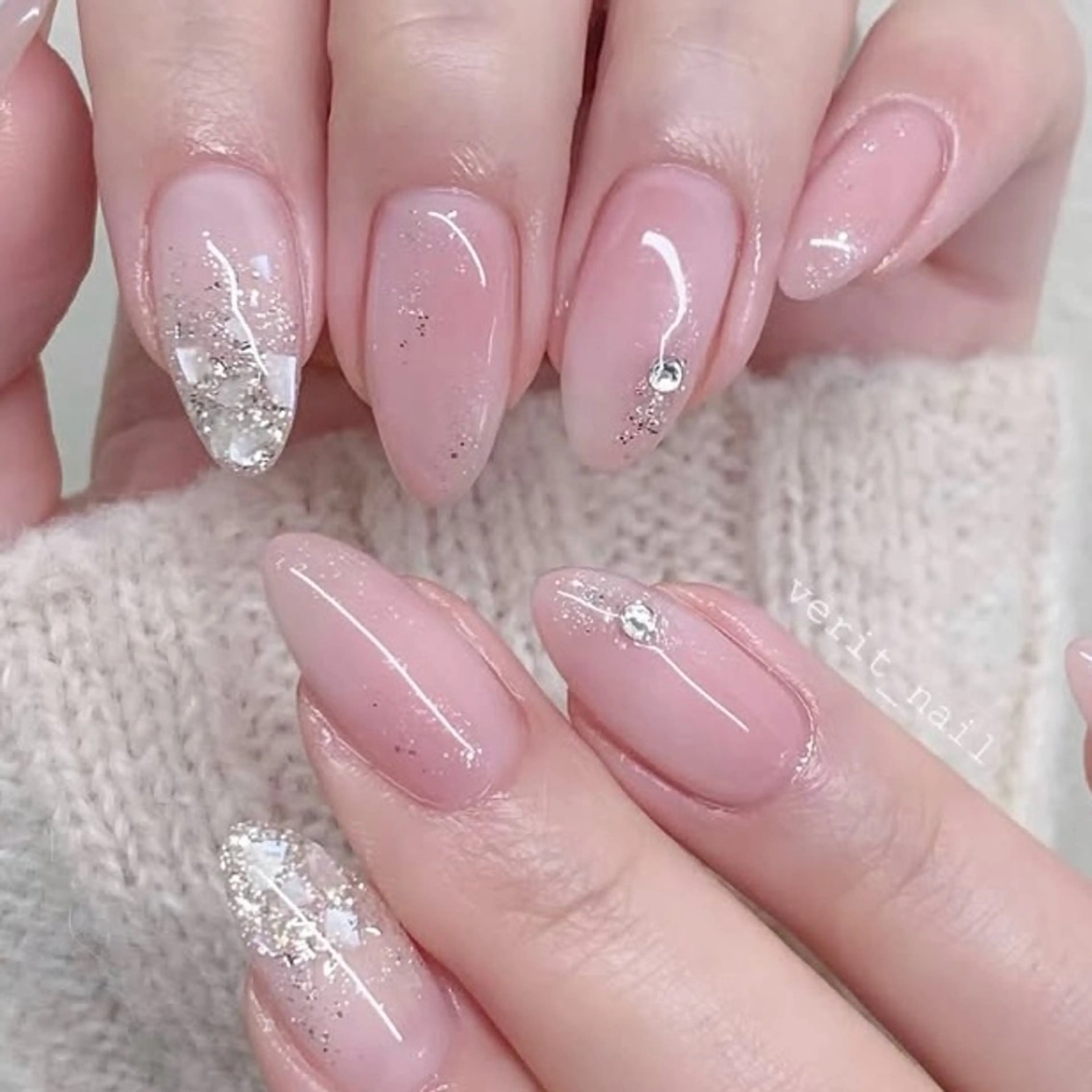 ネイル Camellia 長さだし& デザインのネイルデザイン