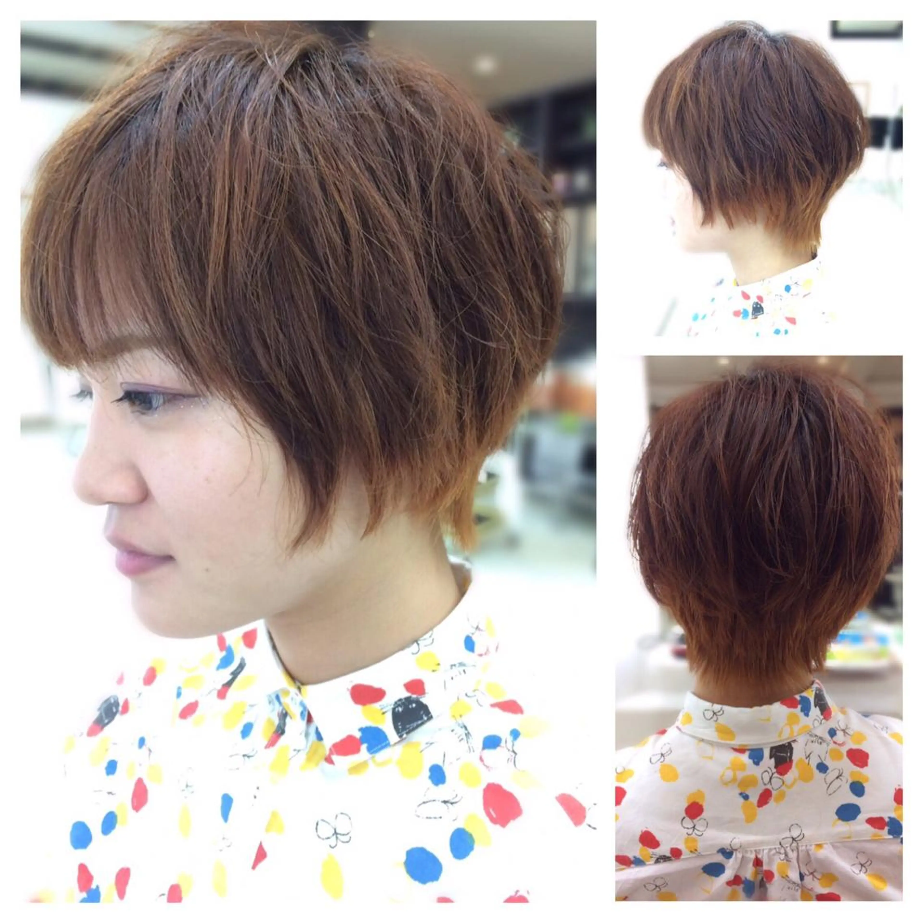 ショート ショートヘア いけだ ゆうのヘアスタイル