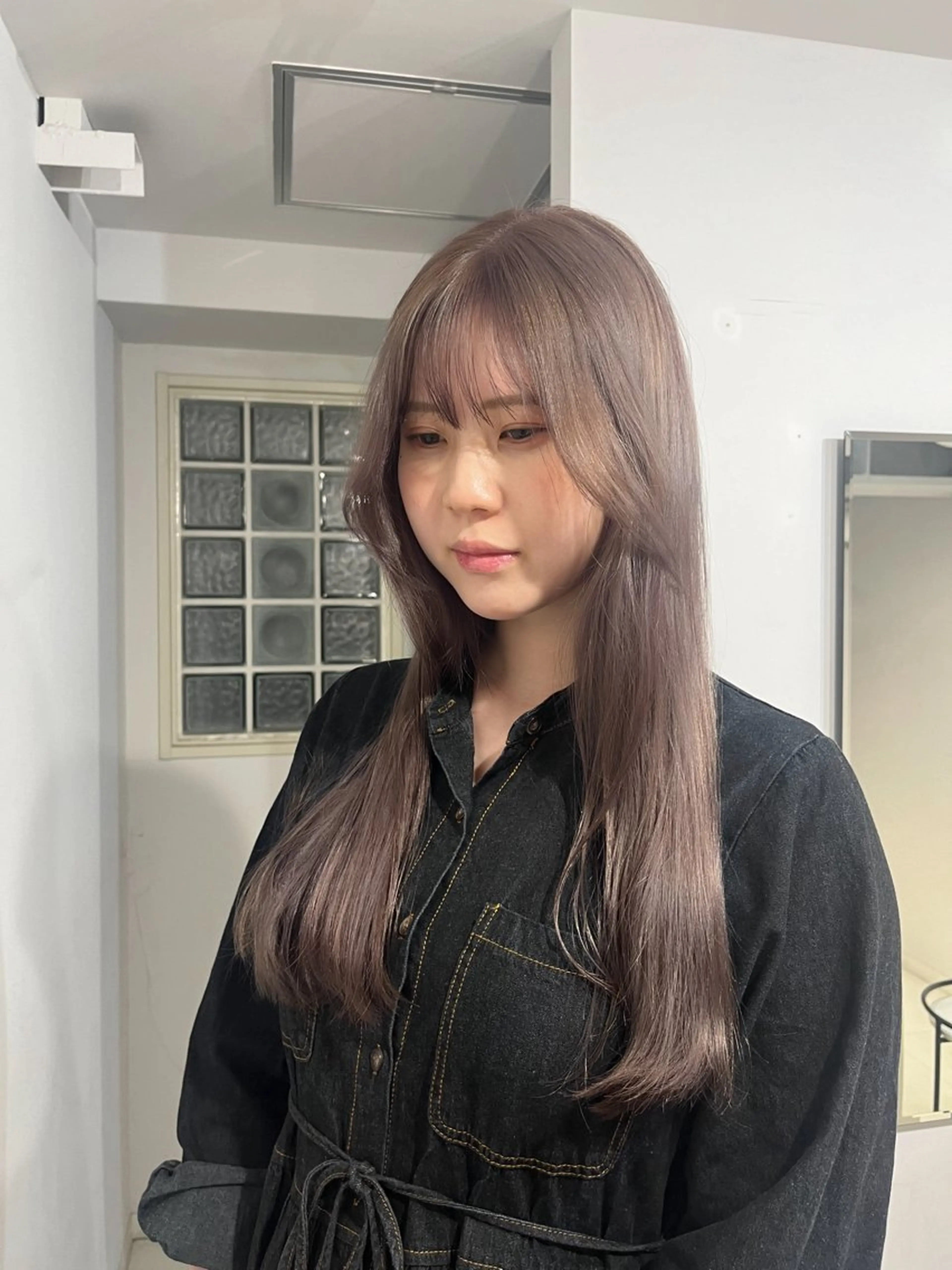 カラー ベージュカラー 透明感カラー 🪞透けヘア髪質改善 艶ベージュ/nagiのヘアスタイル