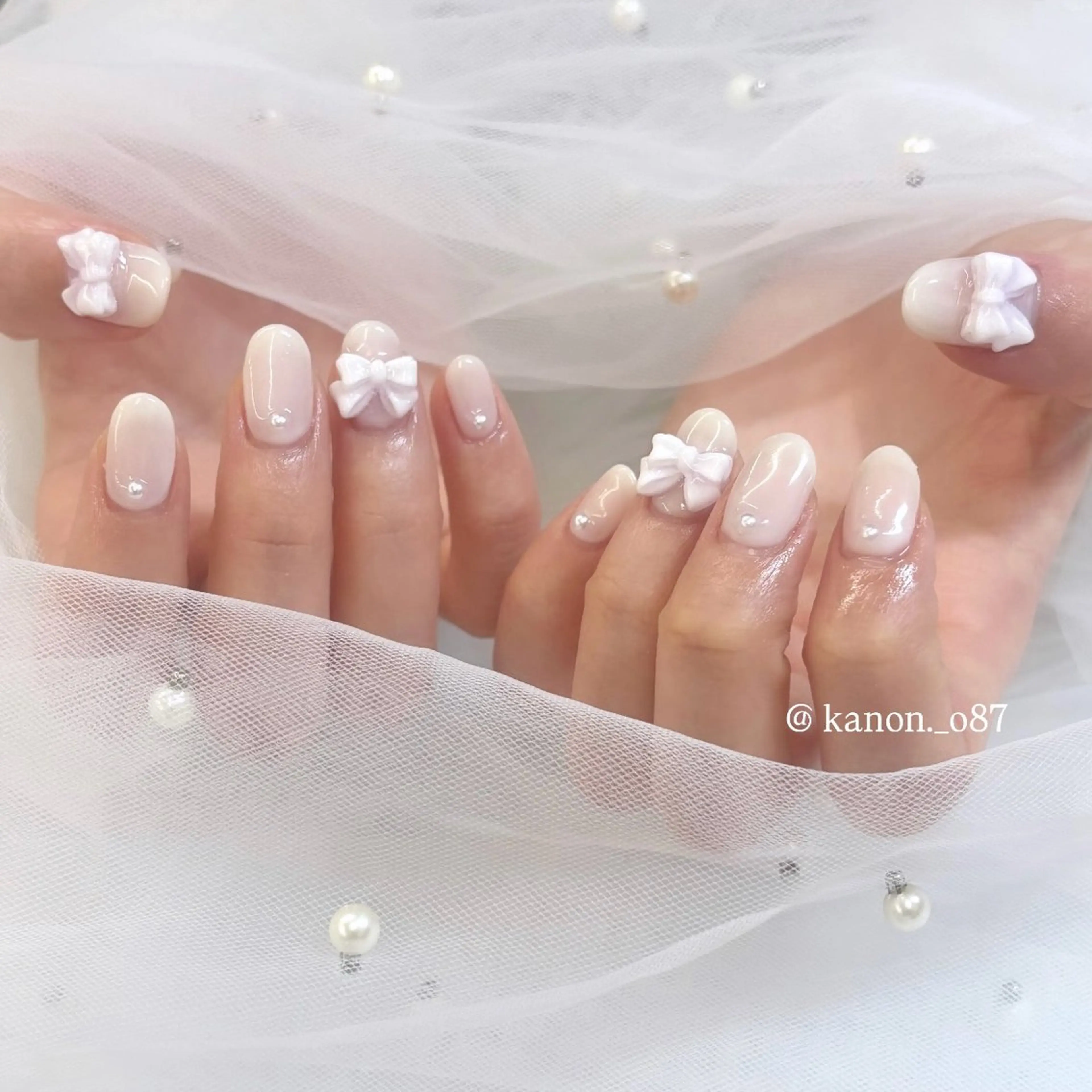 ネイル ハンドネイル Kanon❁ꔛ /パラジェルのネイルデザイン