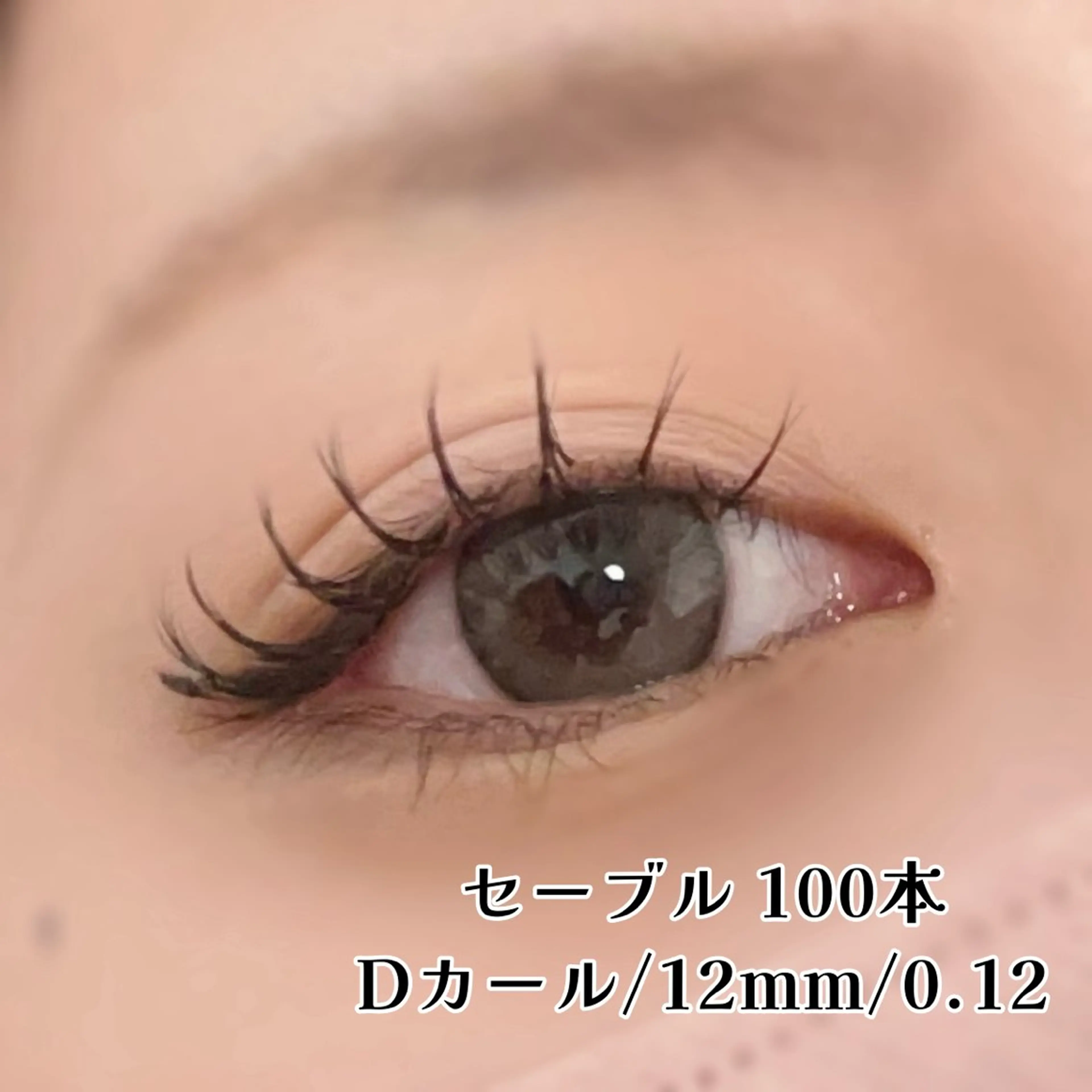 マツエク・マツパ 束感まつ毛 Dカール セーブル こと / 束感マツエク🐩🤍のマツエク・マツパデザイン