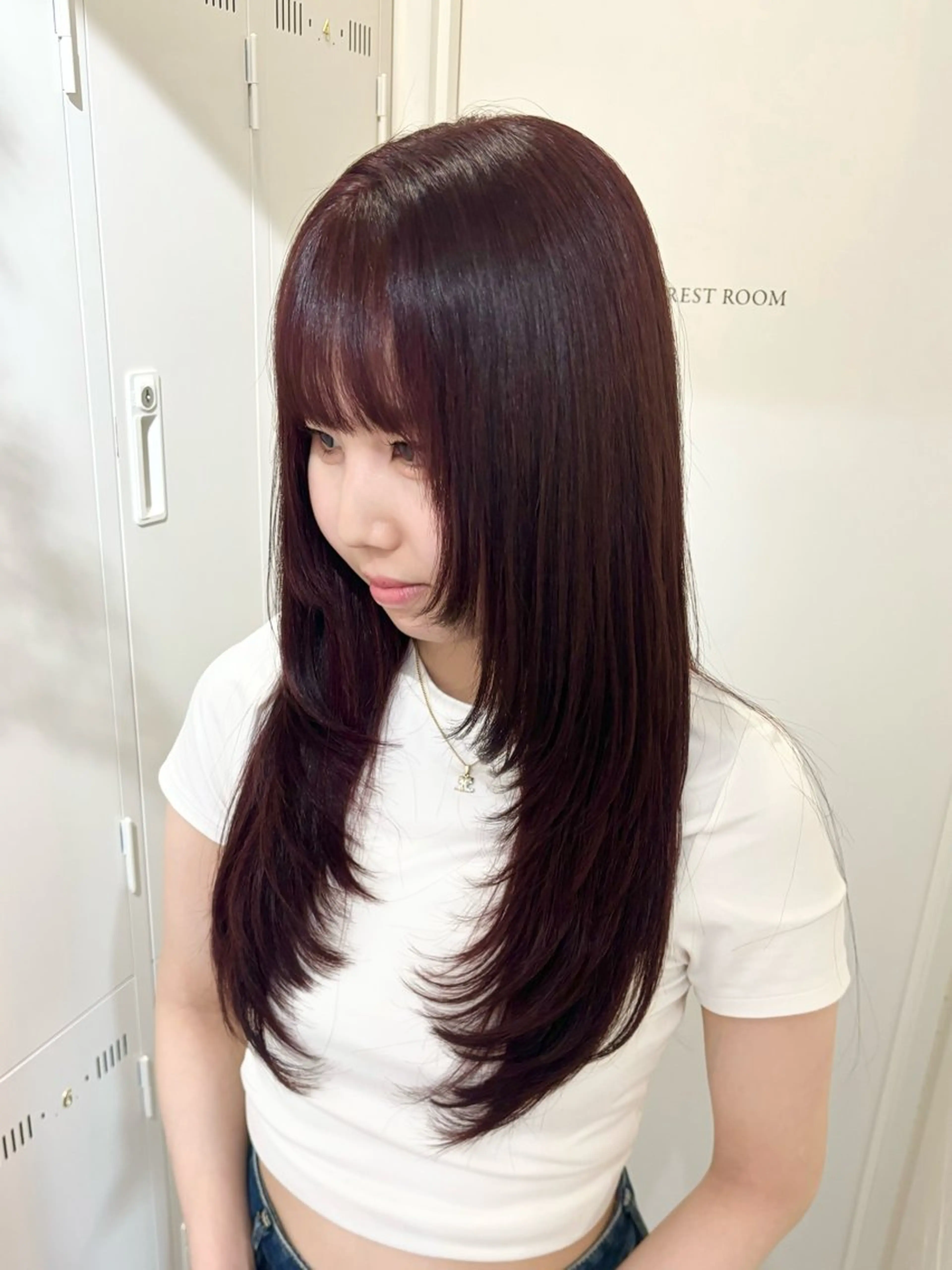 ロング カラー ハルカ ・のヘアスタイル