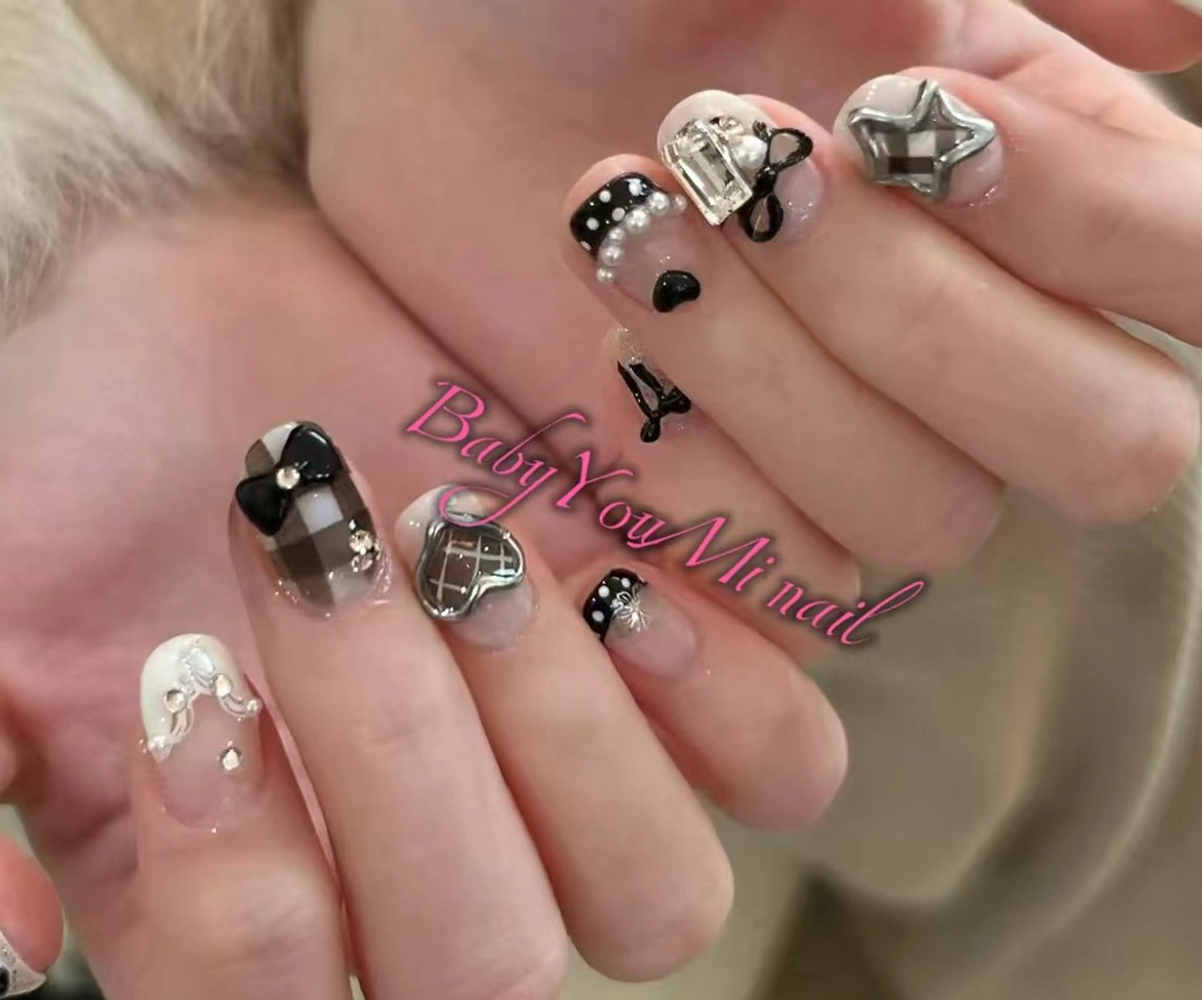 ネイル オーロラネイル 成人式 フットネイル フレンチネイル ジェルネイル ハンドネイル BabyYouMi nailのネイルデザイン