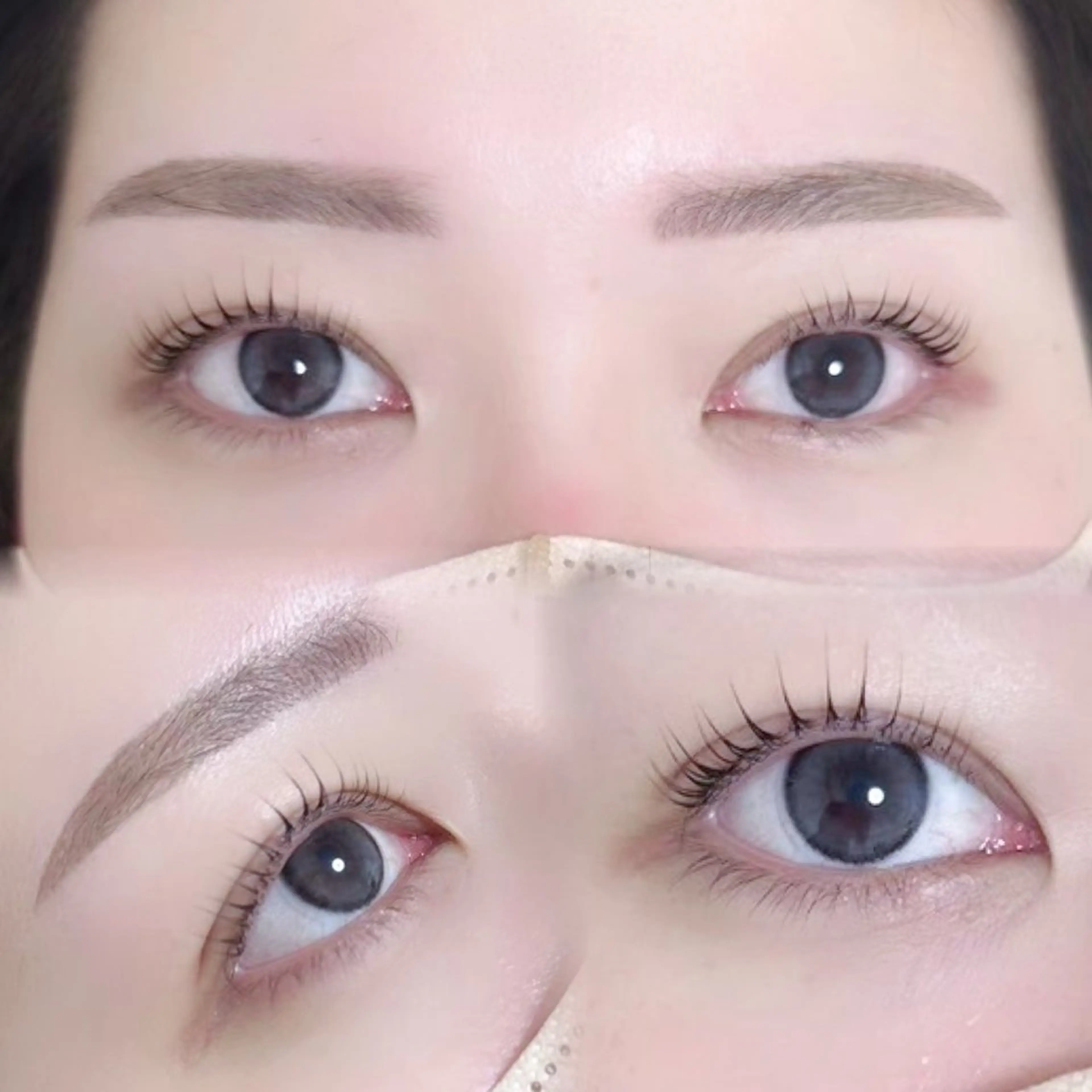 マツエク・マツパ 韓国風マツエク 一重×まつ毛パーマ A アイブロウ33大名店の眉毛・アイブロウイメージ