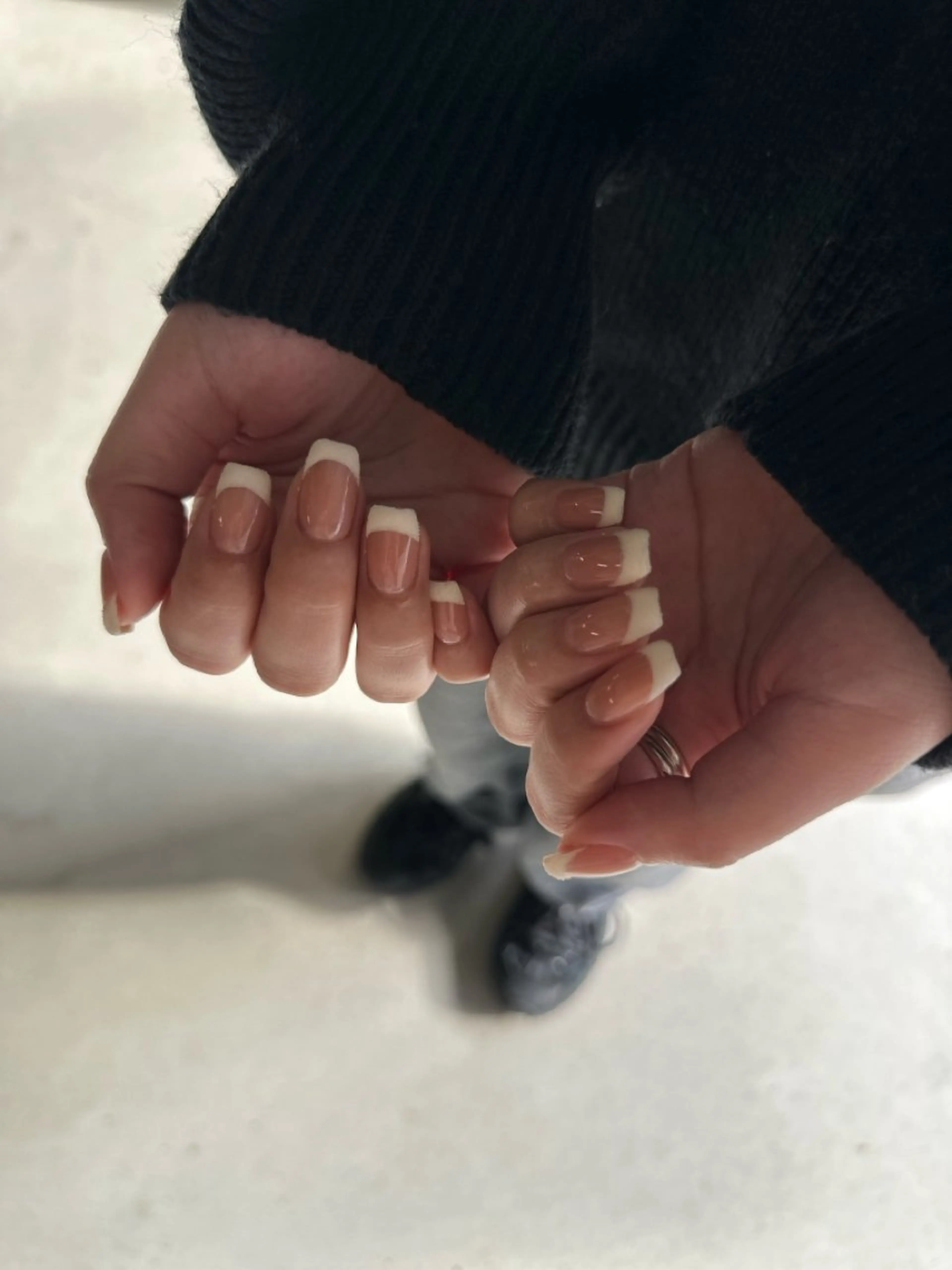 ネイル フレンチネイル ハンドネイル nailsalon ∞ ﾐｶﾅﾙ ∞のネイルデザイン
