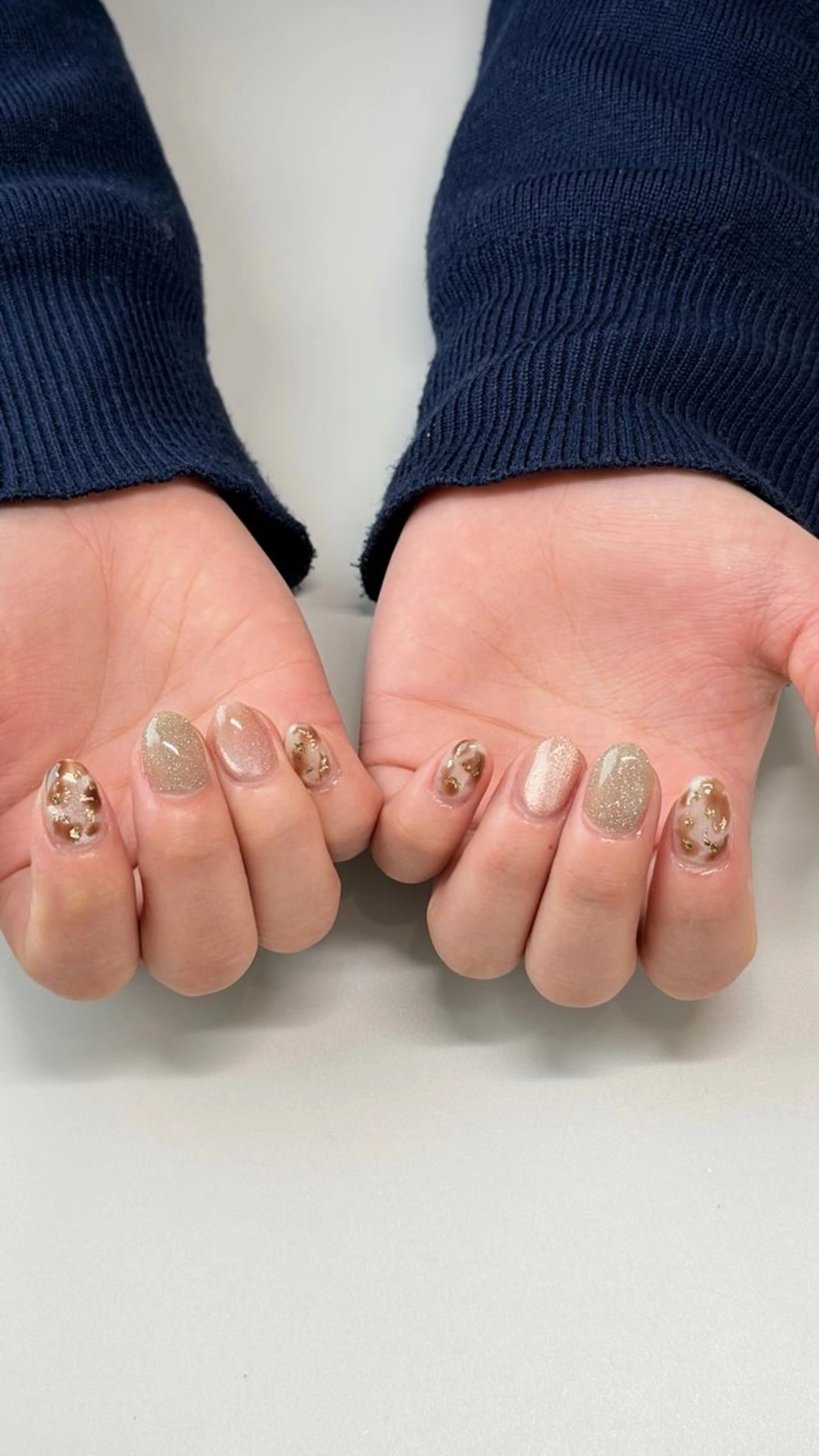 ネイル フラッシュネイル マグネットネイル nail salon linoのネイルデザイン