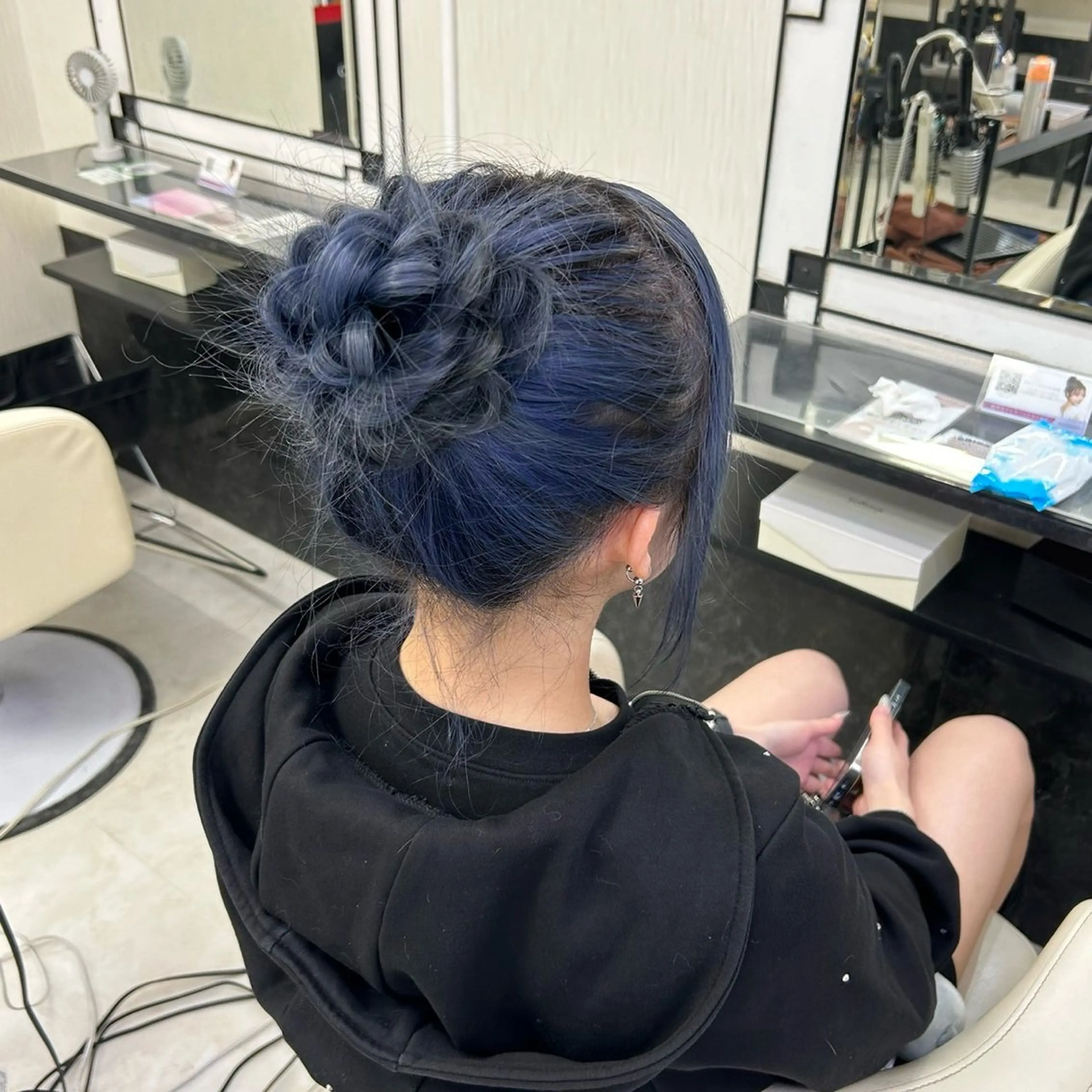 ロング ベルグロー🧡 心斎橋スタッフ🦋のヘアスタイル