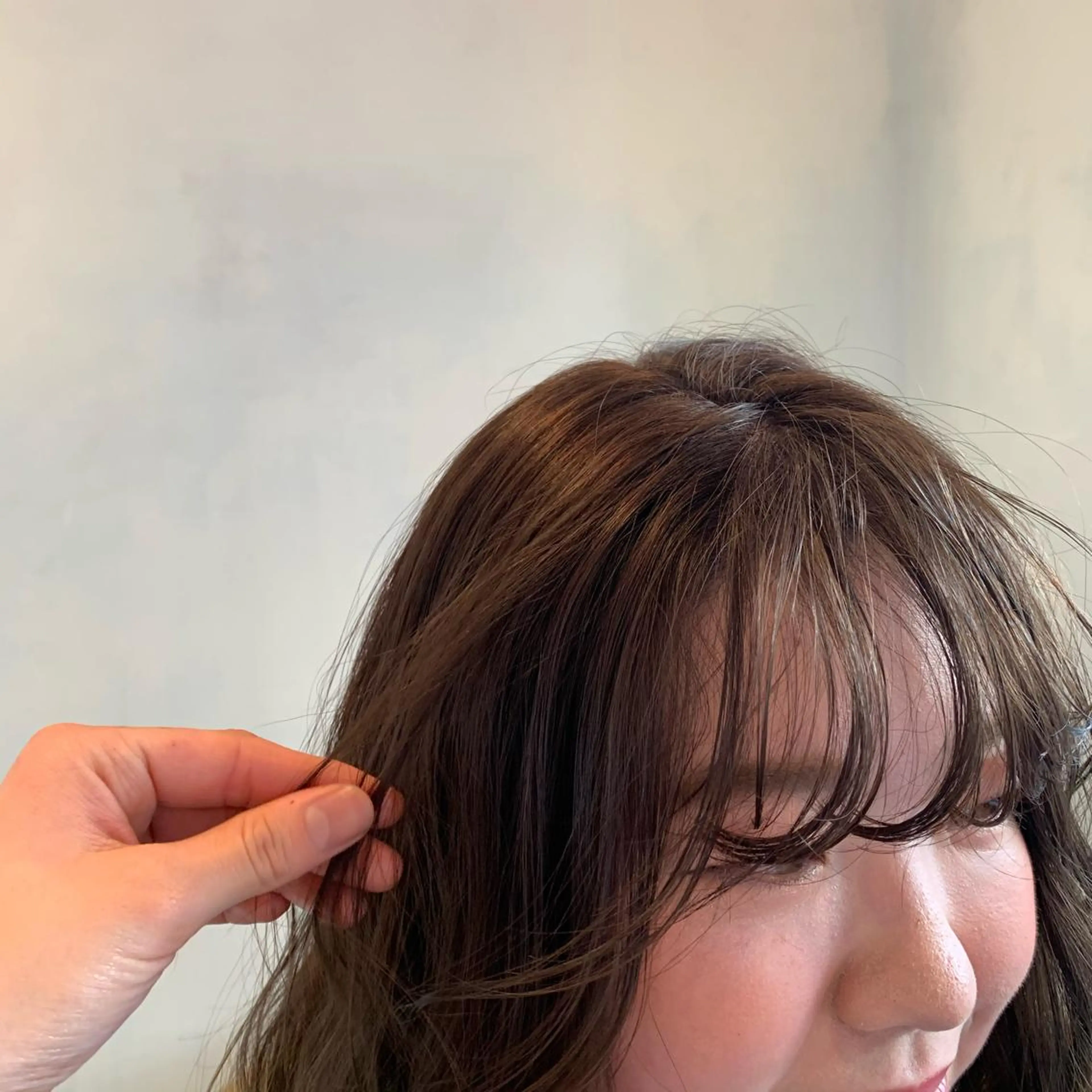 ロング カラー SAKINO. ベージュカラーのヘアスタイル