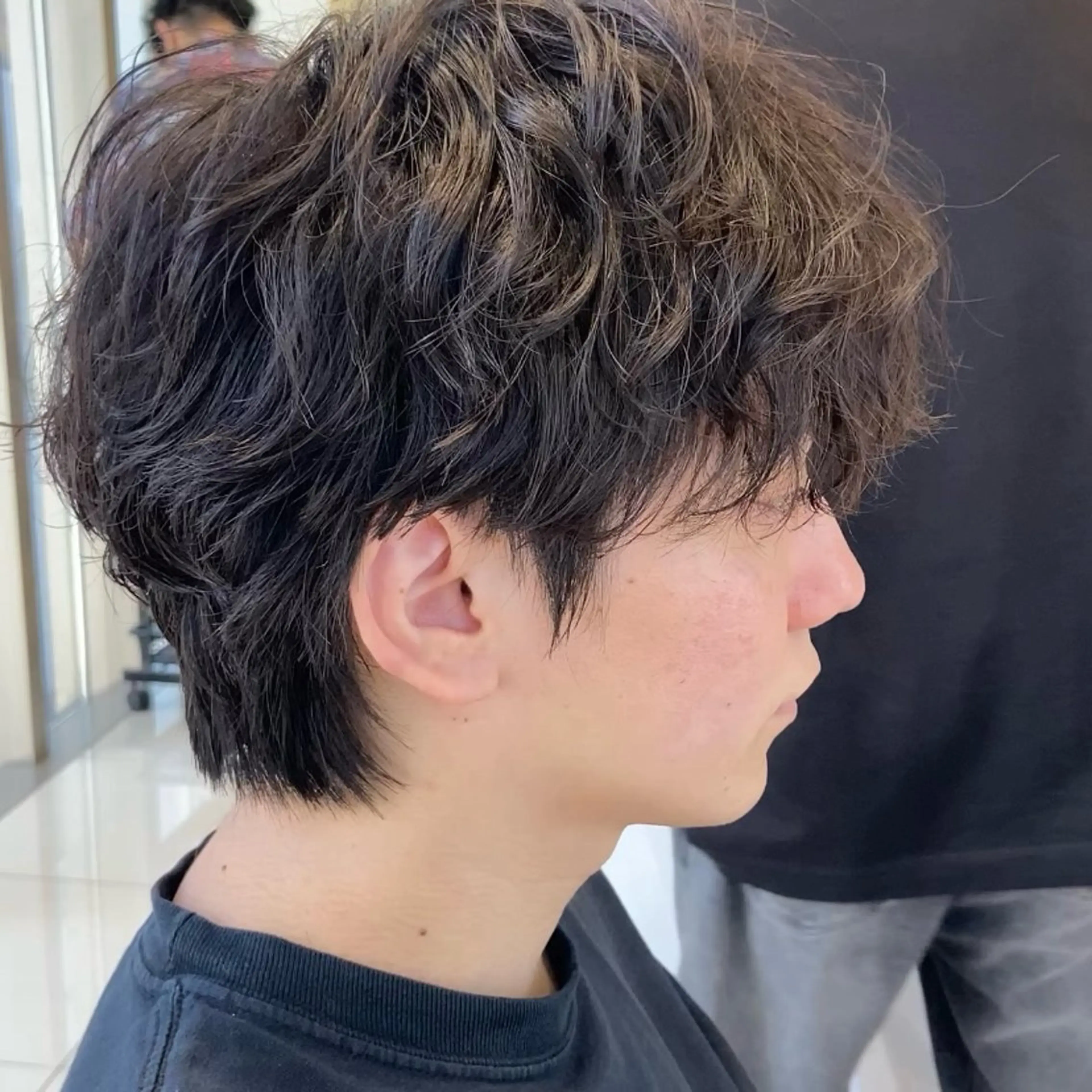 パーマ メンズ メンズパーマ カット パーマ トリートメント メンズ縮毛矯正 ♠️店長下平隼人のヘアスタイル