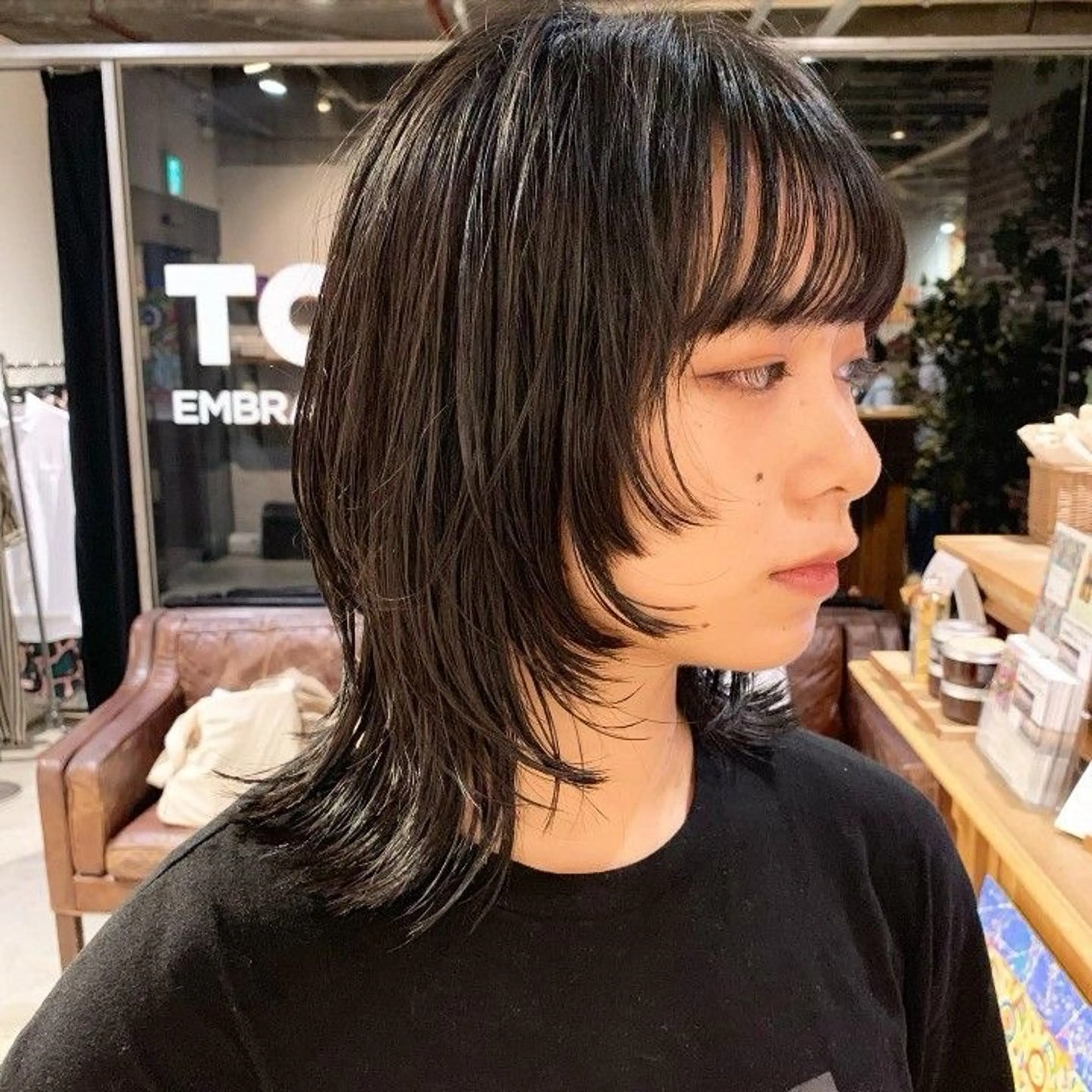 ミディアム Ashanti 磯ヶ谷のヘアスタイル