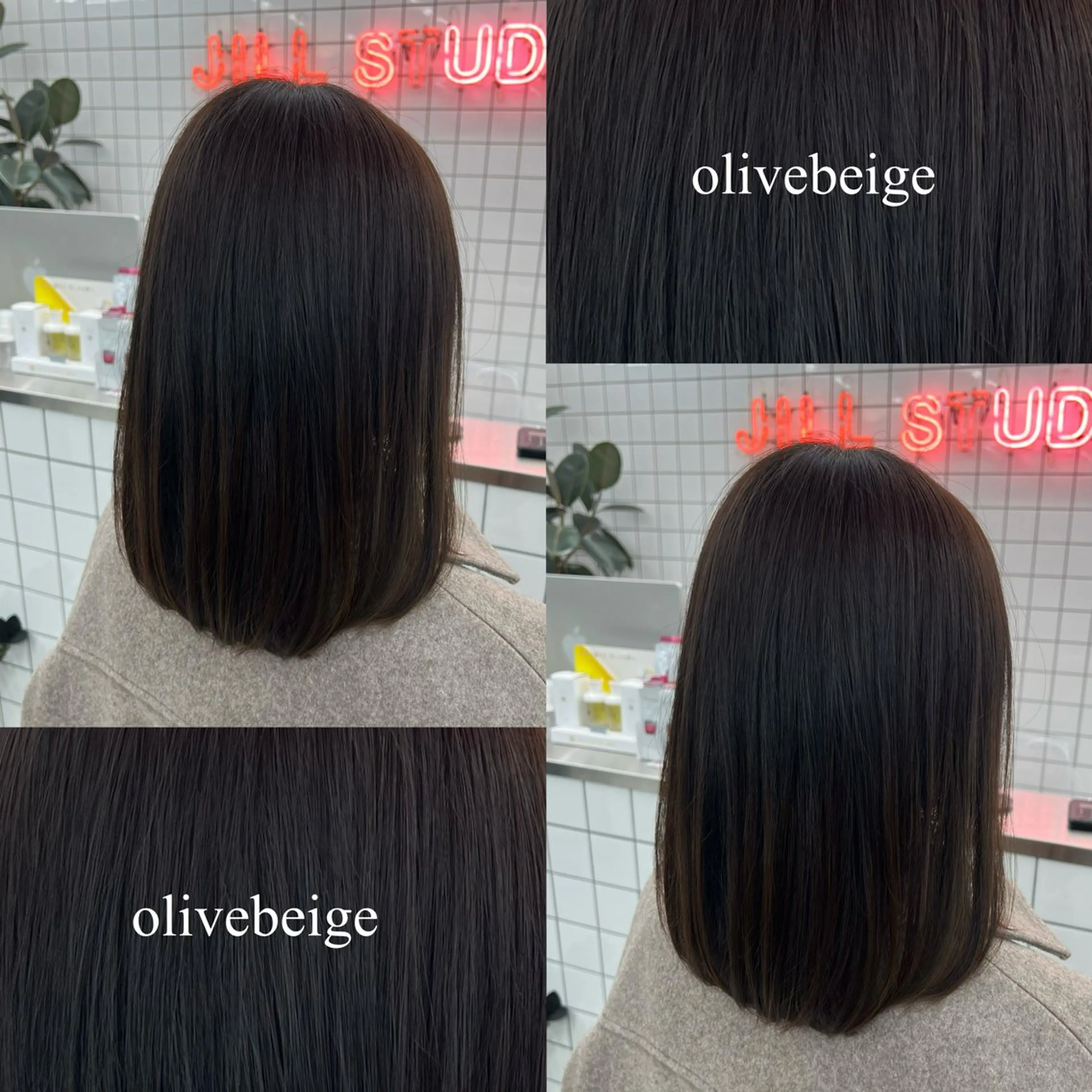 ミディアム カラー ベージュカラー 透明感カラー オリーブベージュ 韓国風ヘア カット ヘアカラー 🌷︎あすか🌷 JILLSTUDIOのヘアスタイル