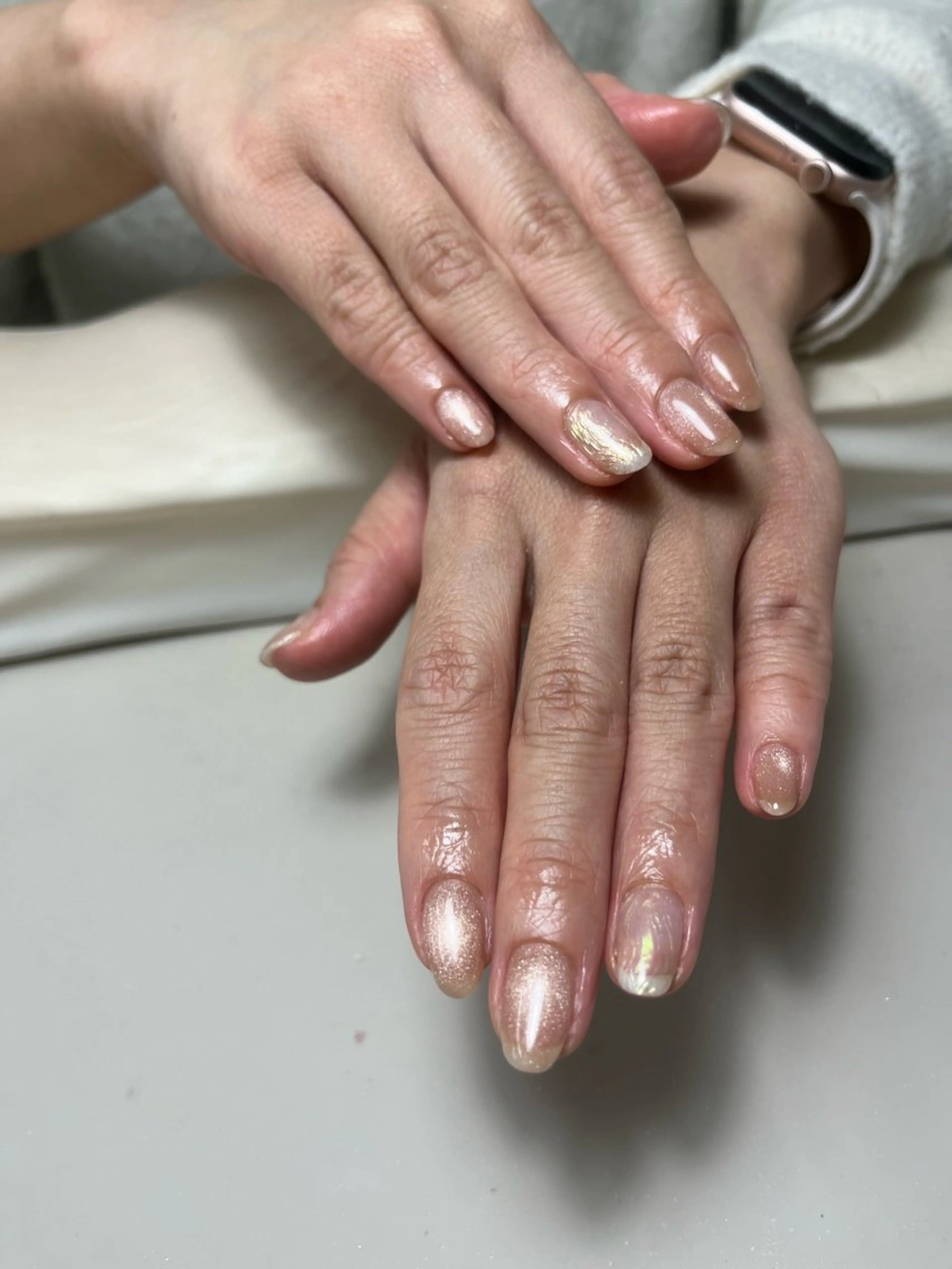 ネイル ニュアンスネイル Juno fiore新宿高田馬場店所属・大貫 日向のネイルデザイン