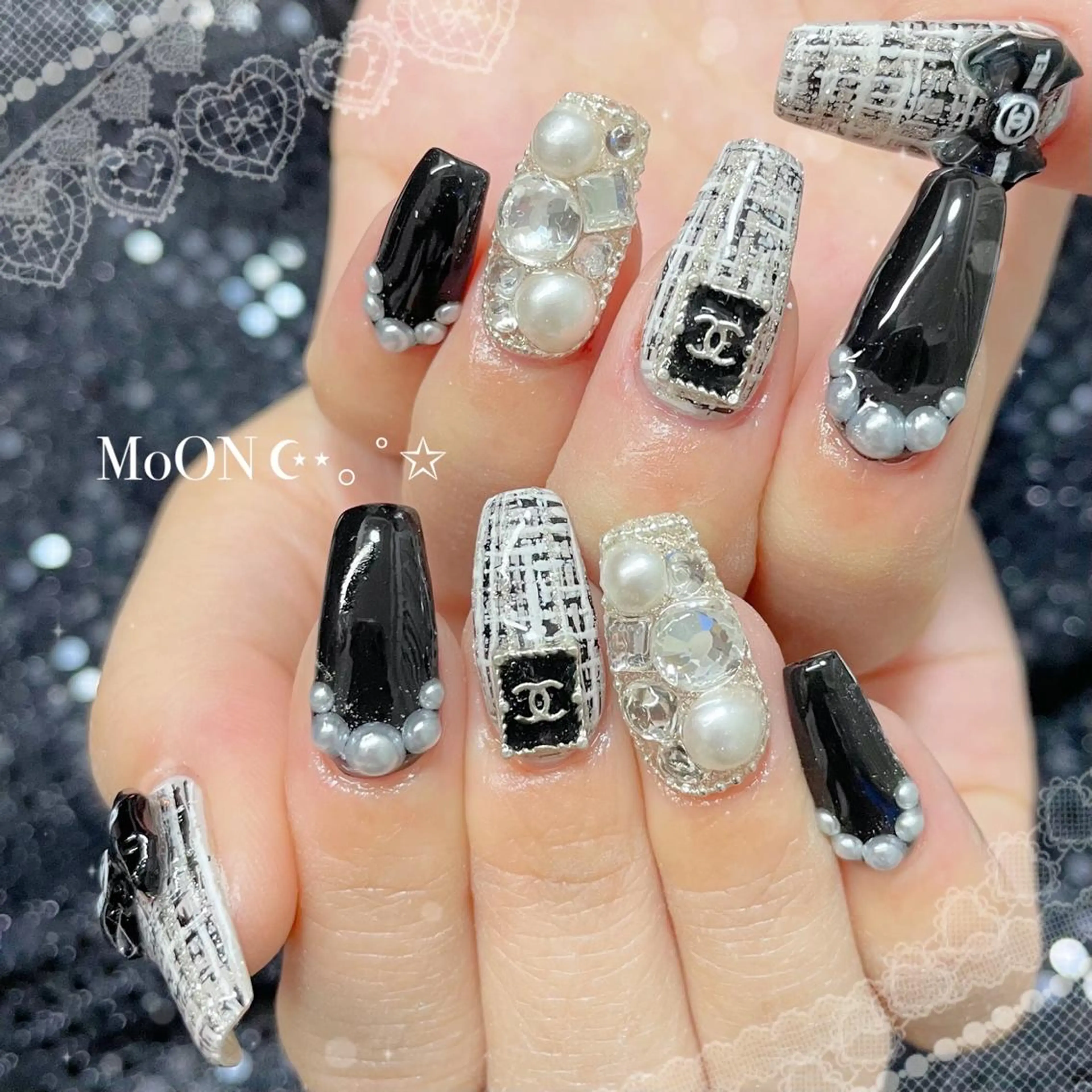 ネイル ハンドネイル ハンドケア MoON...❤︎ MeGuのネイルデザイン