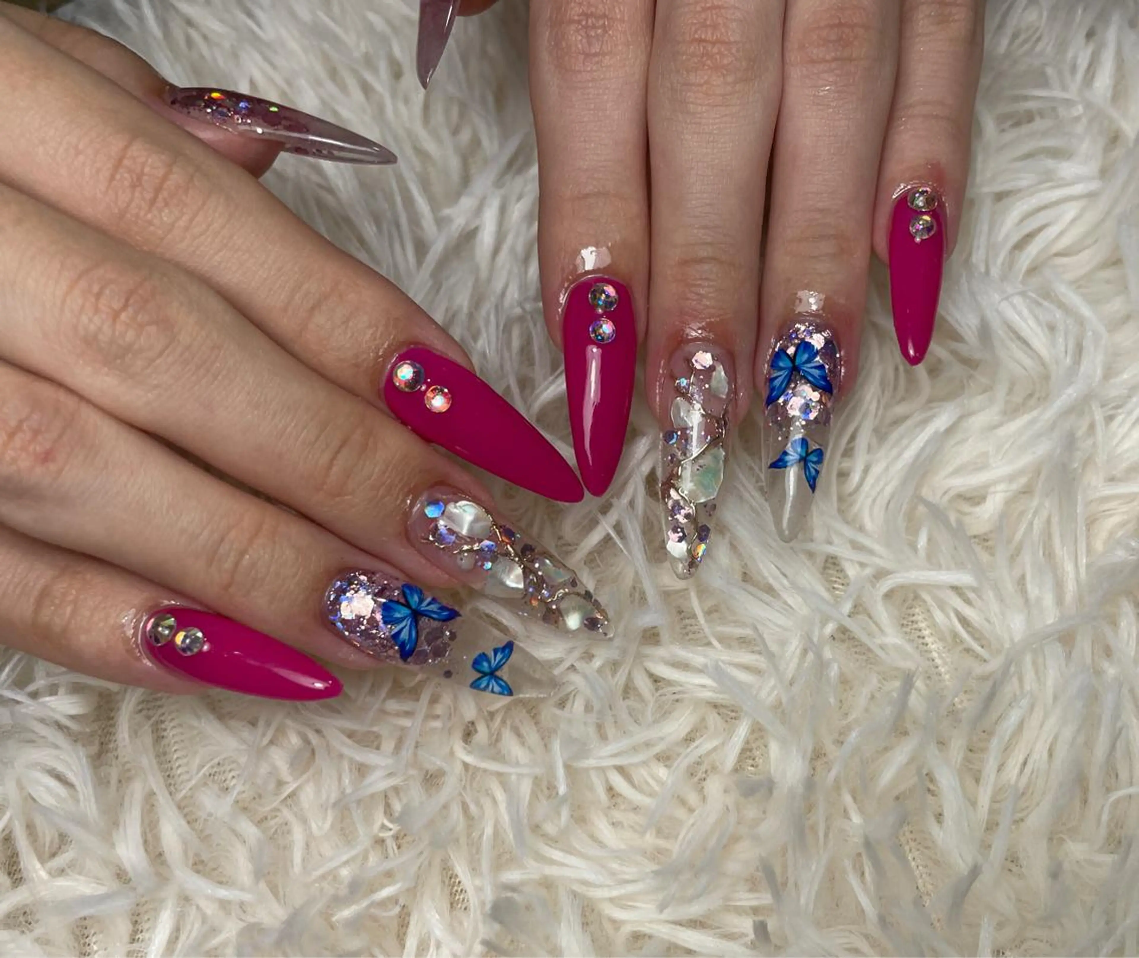 ネイル アートネイル クリアネイル スカルプネイル ハンドネイル Whity所属・Whity kiriのネイルデザイン