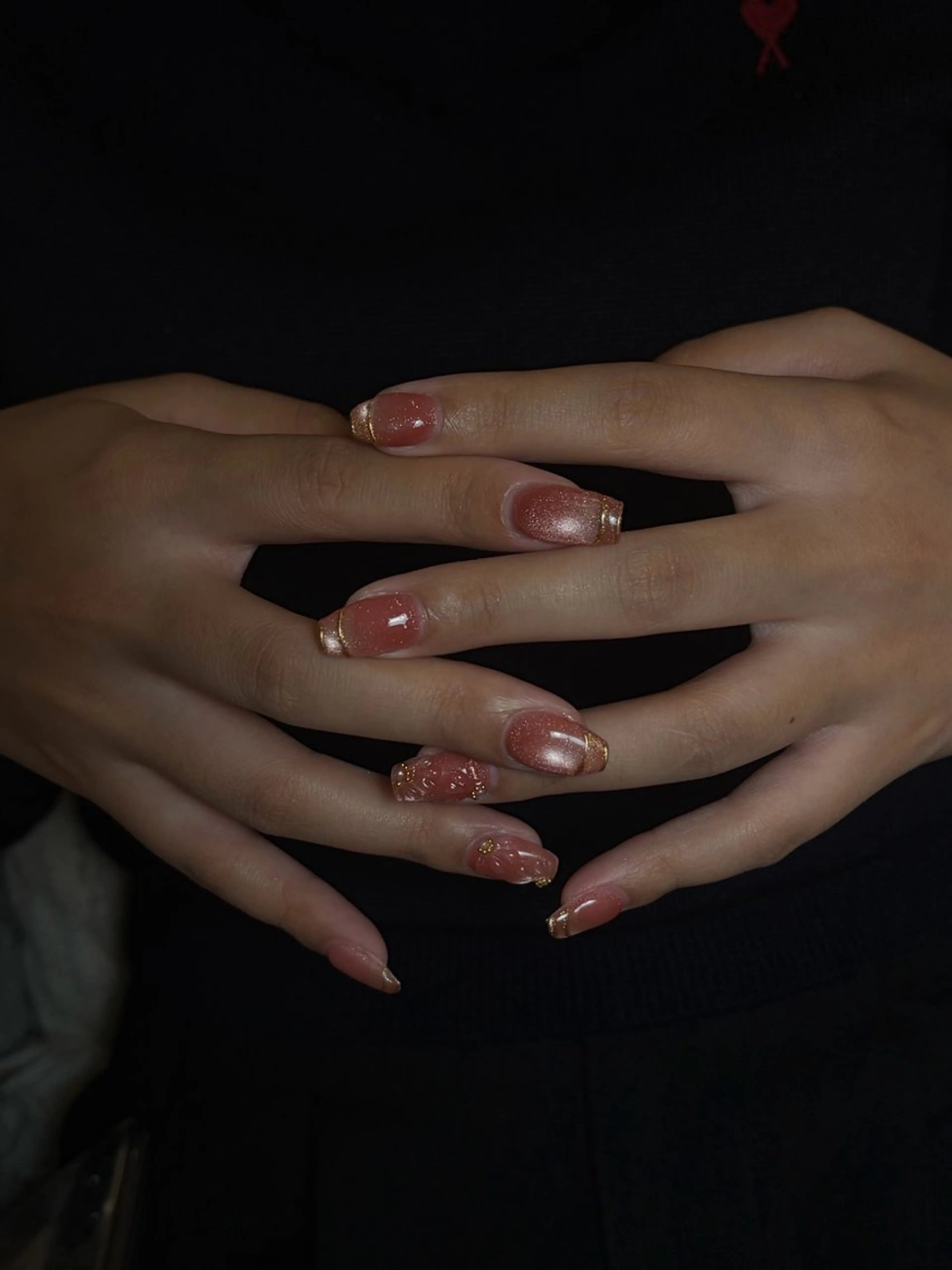 ネイル マグネットネイル 持ち込み ニュアンスネイル シンプルネイル ハンドネイル D.dnail Reinaのネイルデザイン