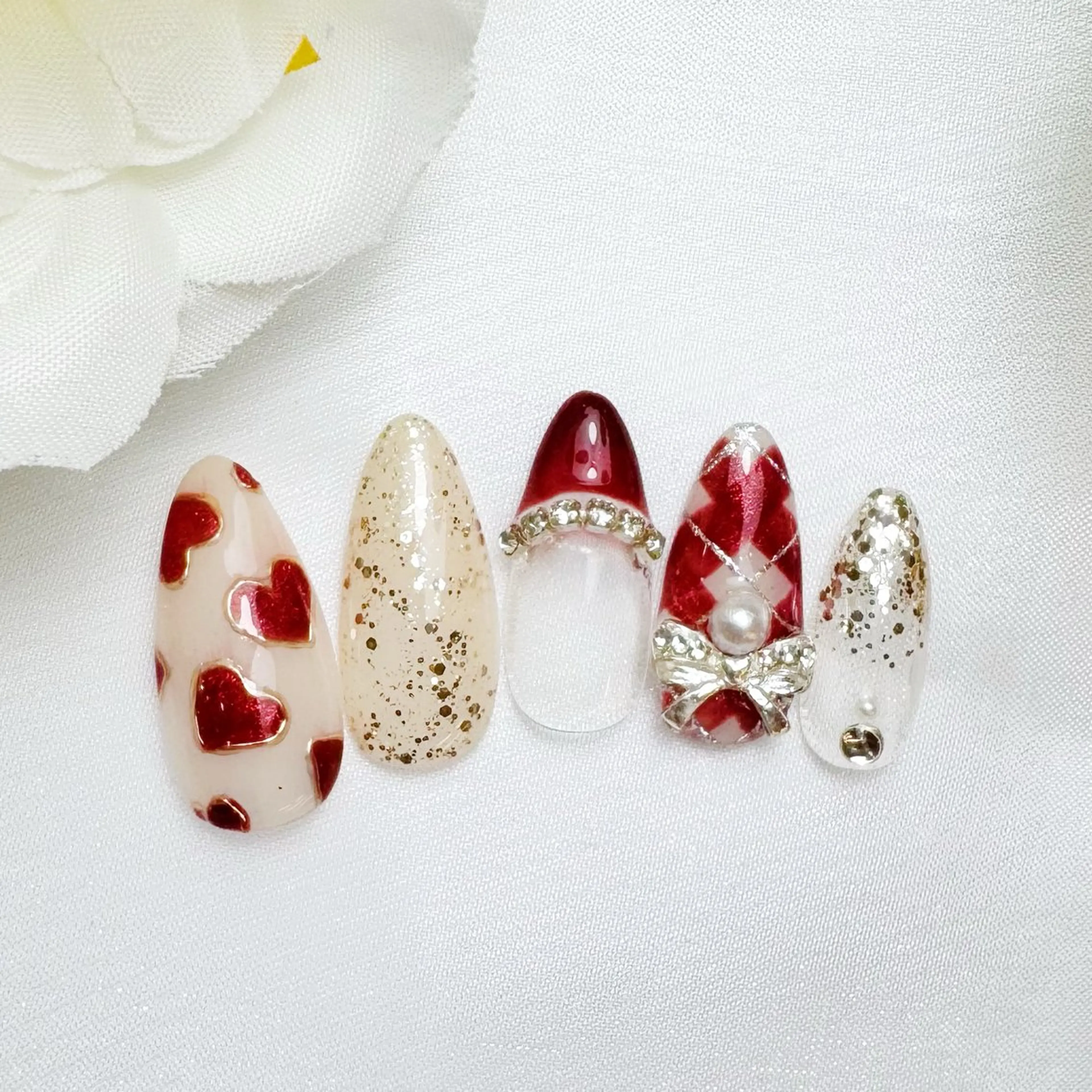 ネイル バレンタイン Onason nailのネイルデザイン