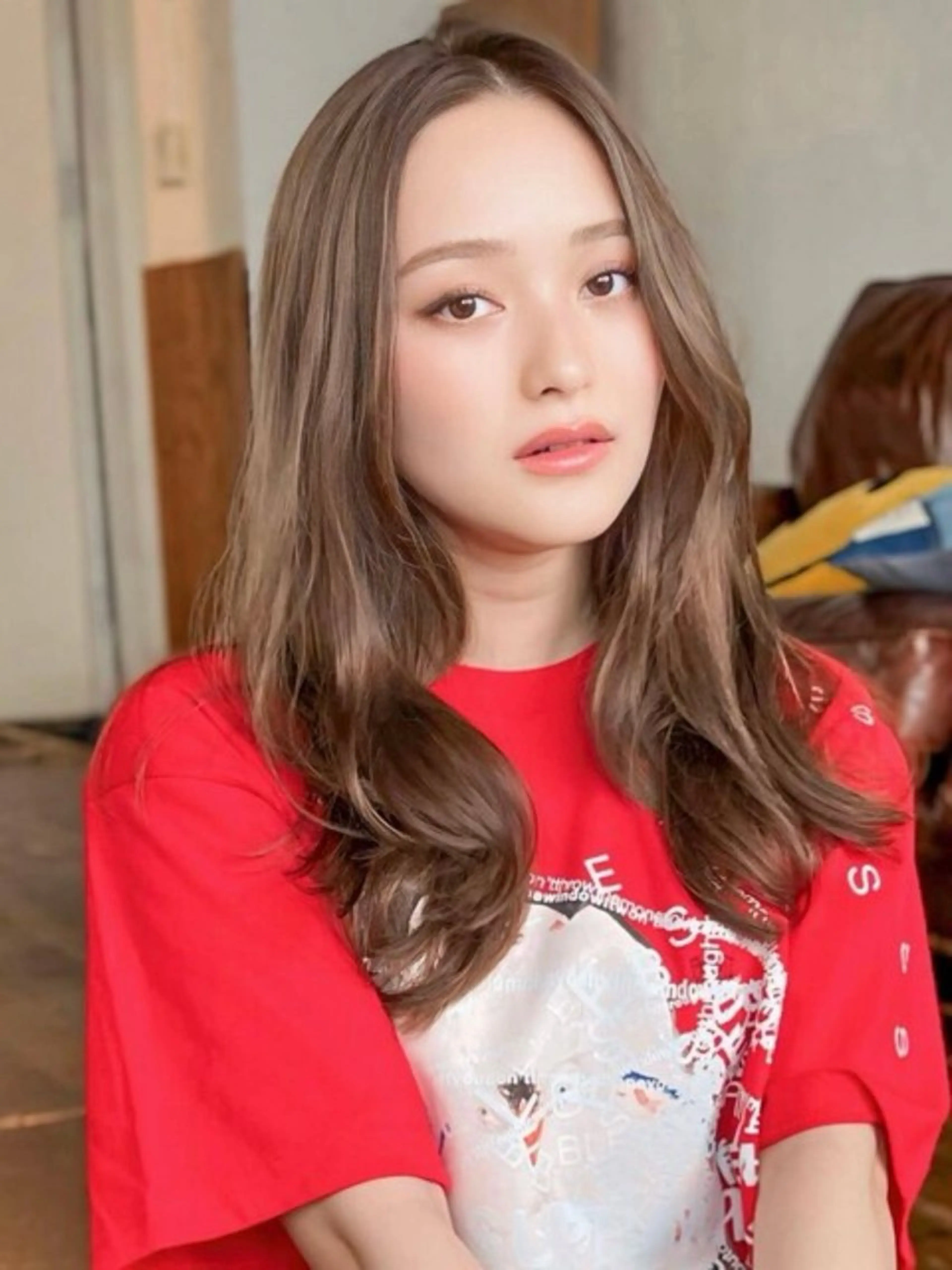 セミロング 川崎 恭平のヘアスタイル