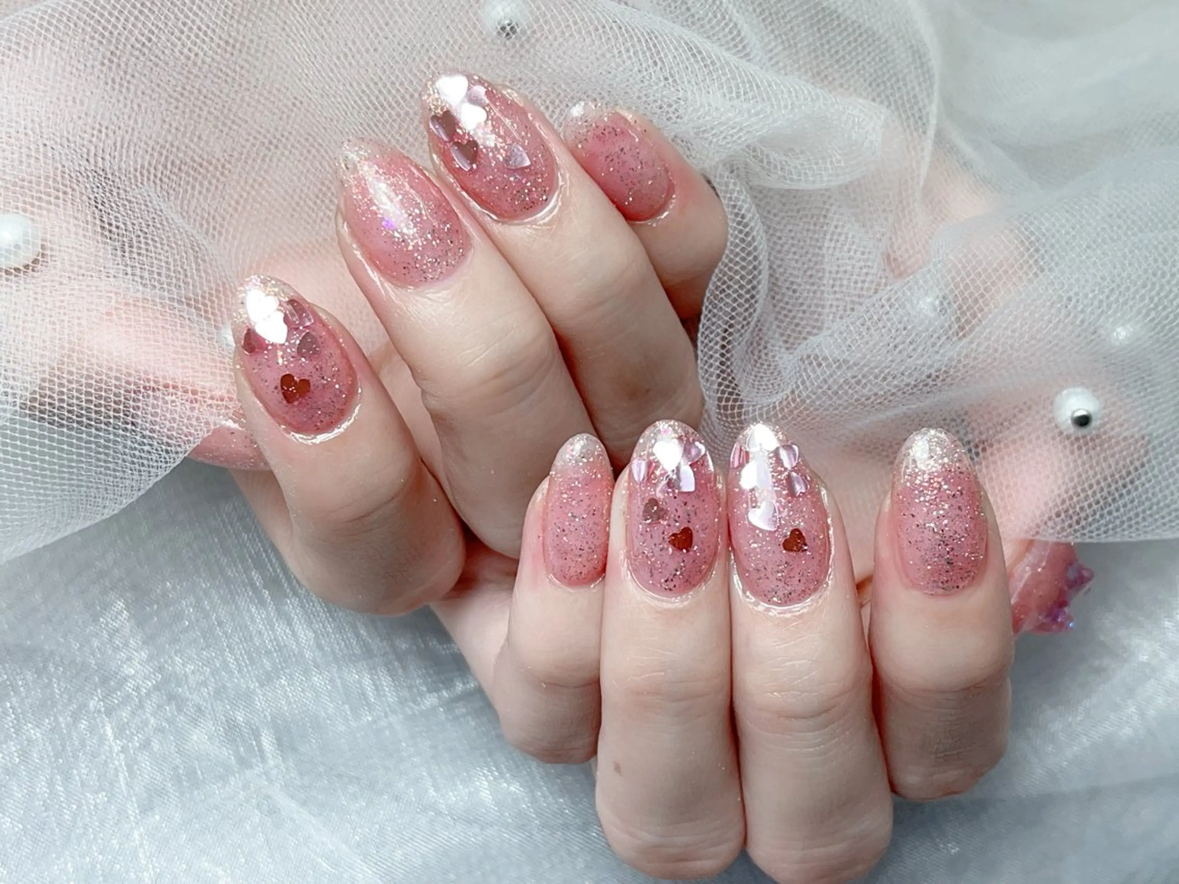 メンズ ネイル メンズ韓国風 アートネイル フレンチネイル ジェルネイル キラキラネイル ハンドネイル Bloom スカルプ専門店のネイルデザイン