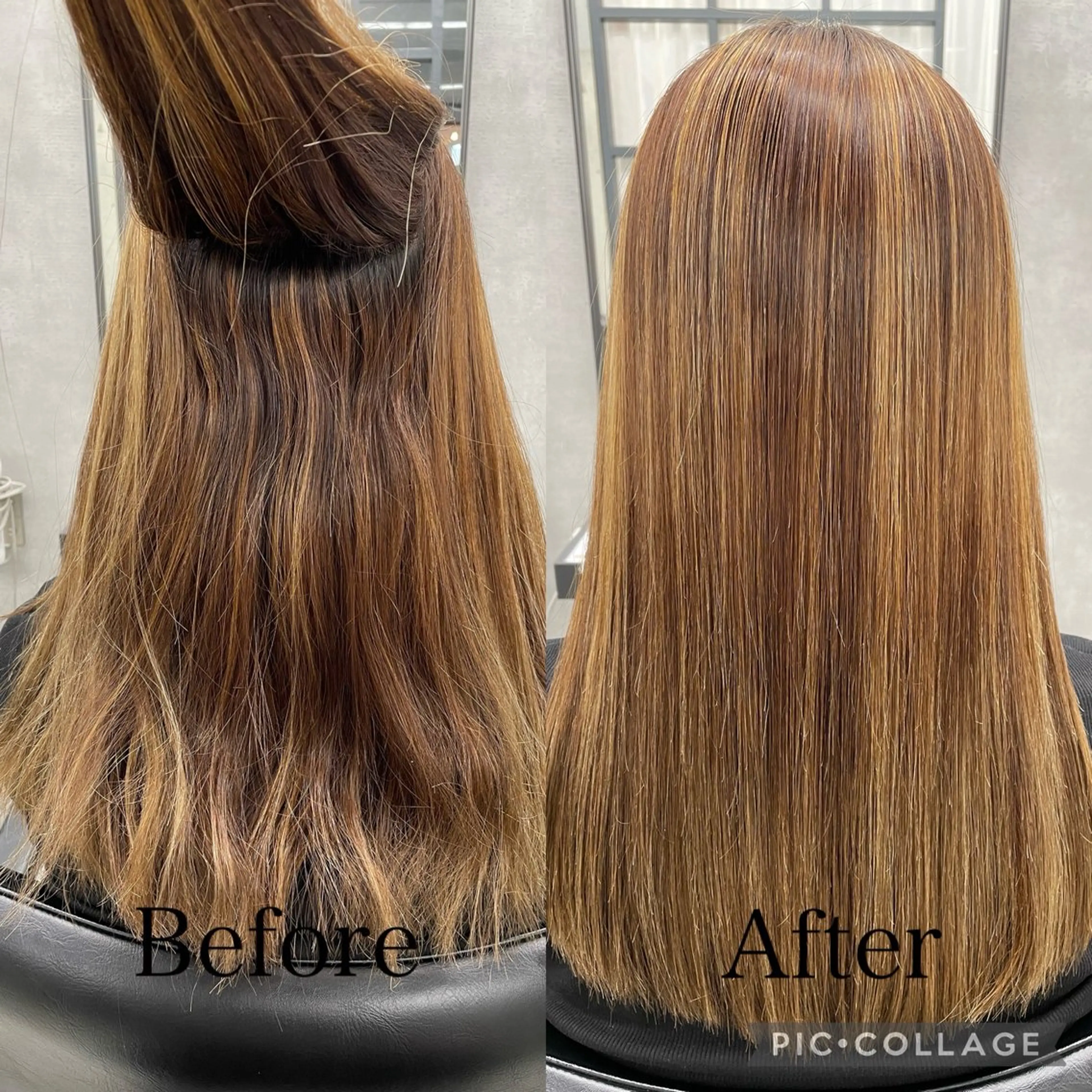 ロング 髪質改善 縮毛矯正 縮毛矯正 トリートメント ブリーチ縮毛矯正 ハイライト/Yutoのヘアスタイル