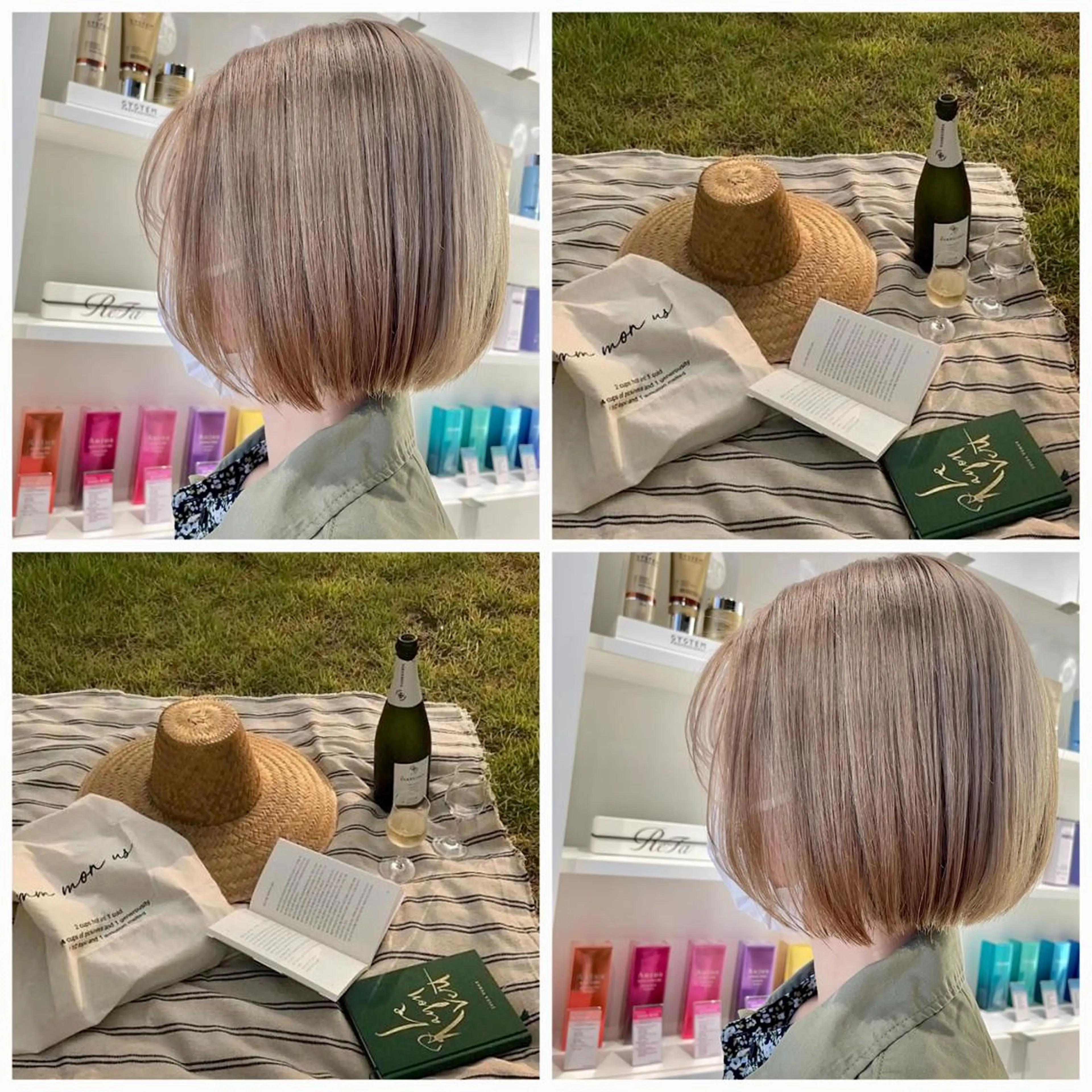 ショート カラー カット ヘアカラー トリートメント ☀️海外レイヤー 🇺🇸/ヒナコのヘアスタイル