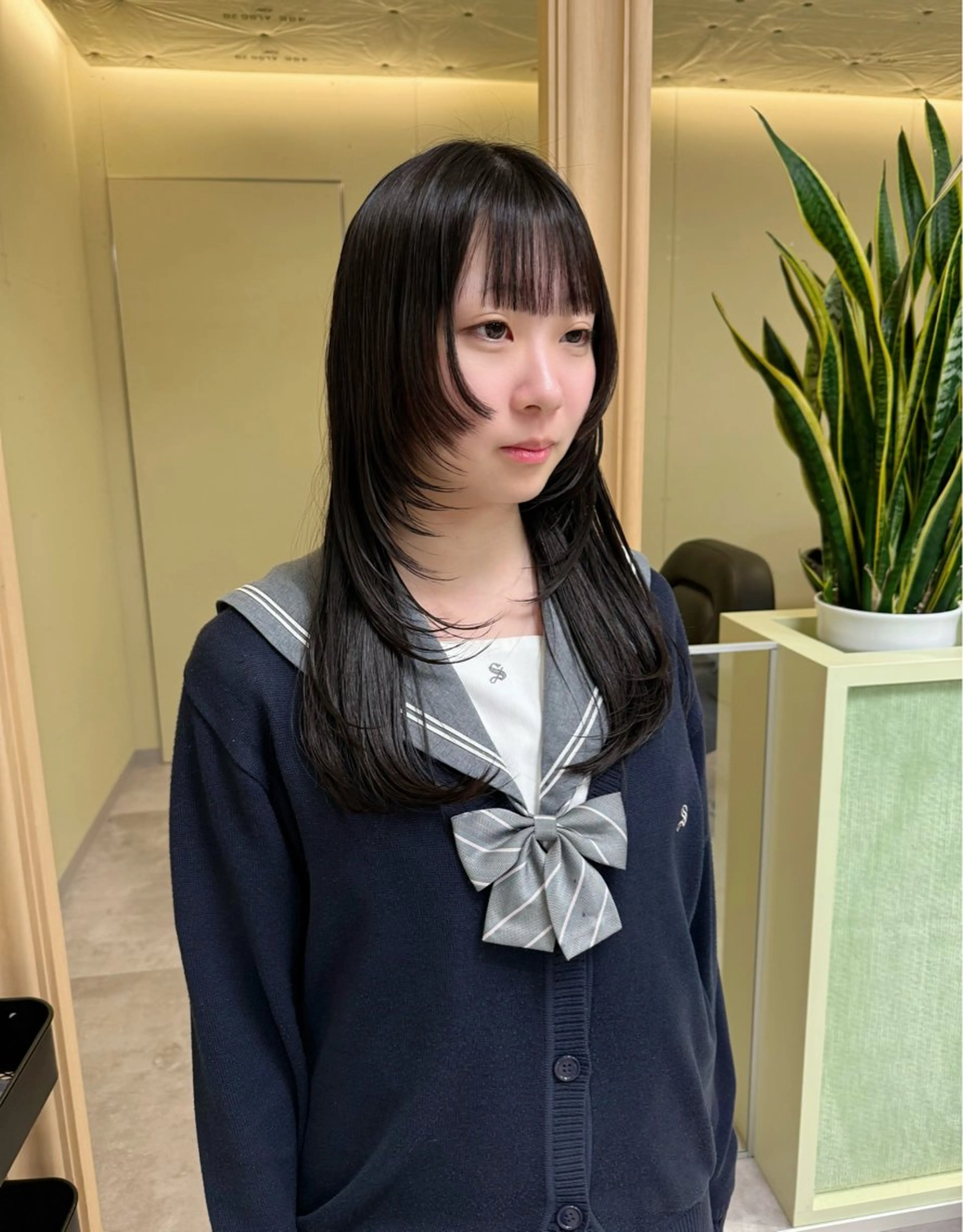 ミディアム 縮毛矯正 伶風/ボブ/ ハッシュカットのヘアスタイル