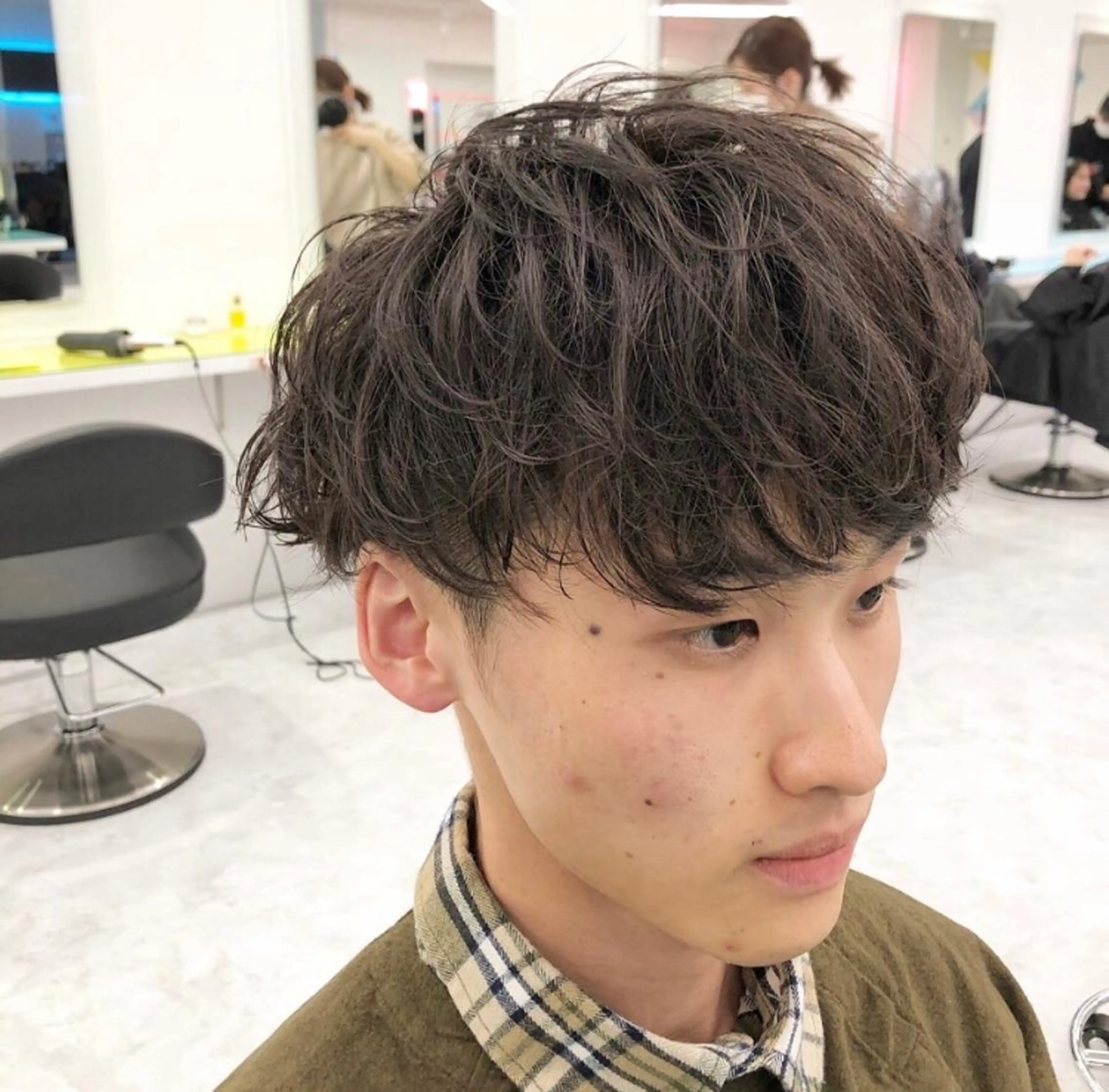 メンズ ヘッドスパ ヘアセット BABY 艶髪暗髪ヘア💖達人のヘアスタイル