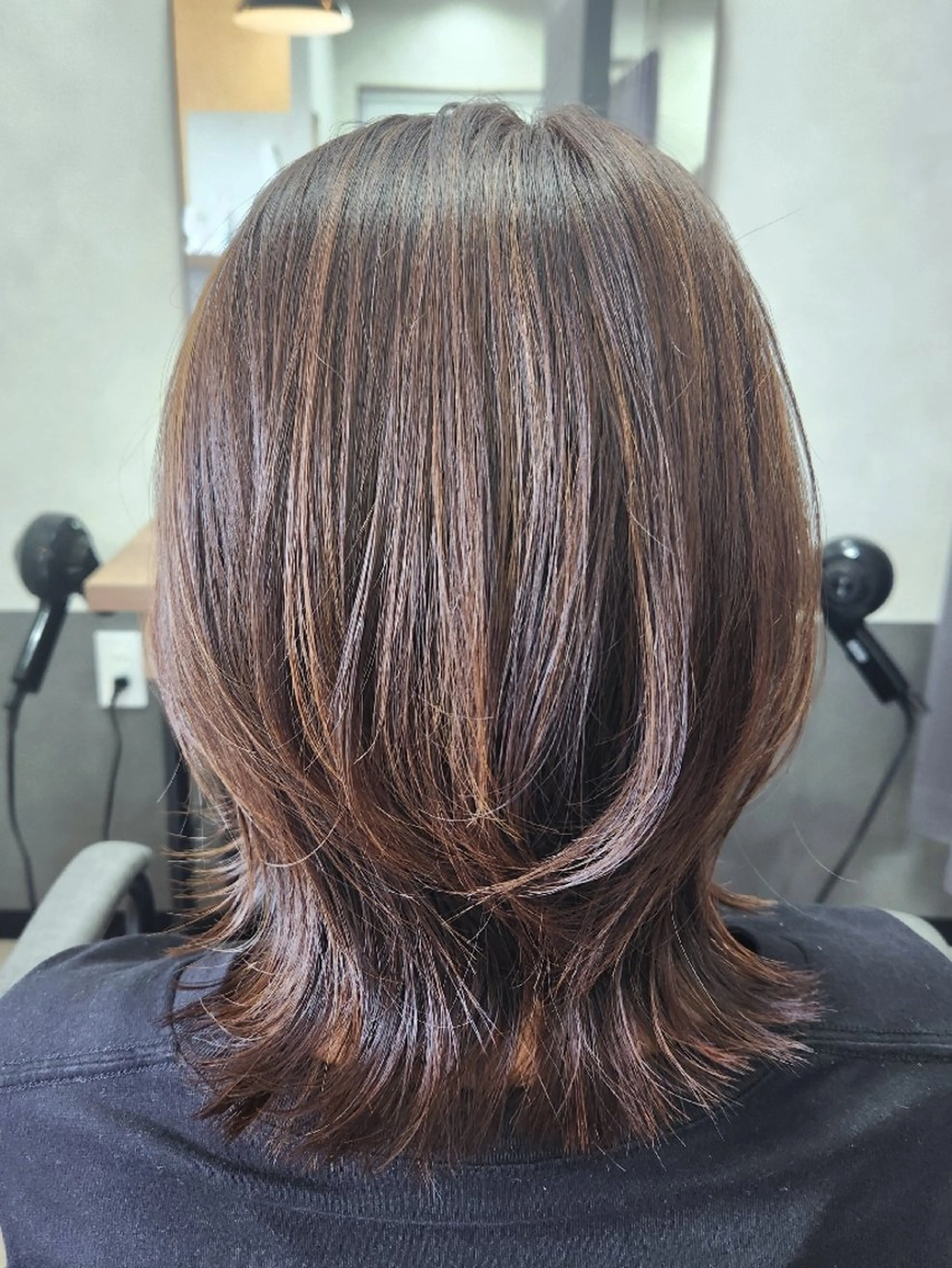 ミディアム くびれヘア 外ハネヘア TELA HAIR 土気あすみが丘店所属・✂ AYAのヘアスタイル