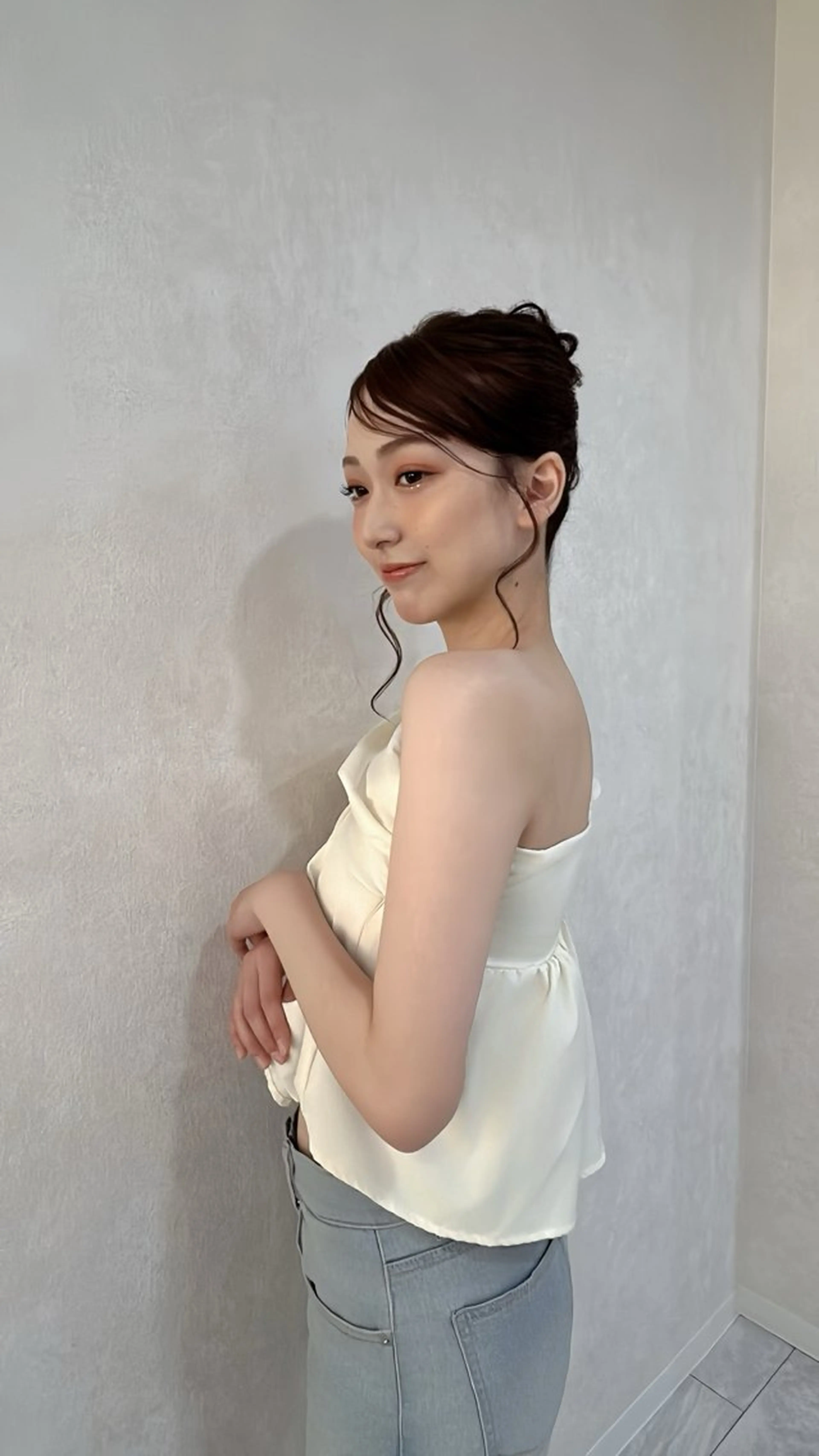 セミロング ヘアアレンジ 韓国風ヘア ヘアセット Sara/ヘアメイク /パーソナルカラーのその他イメージ