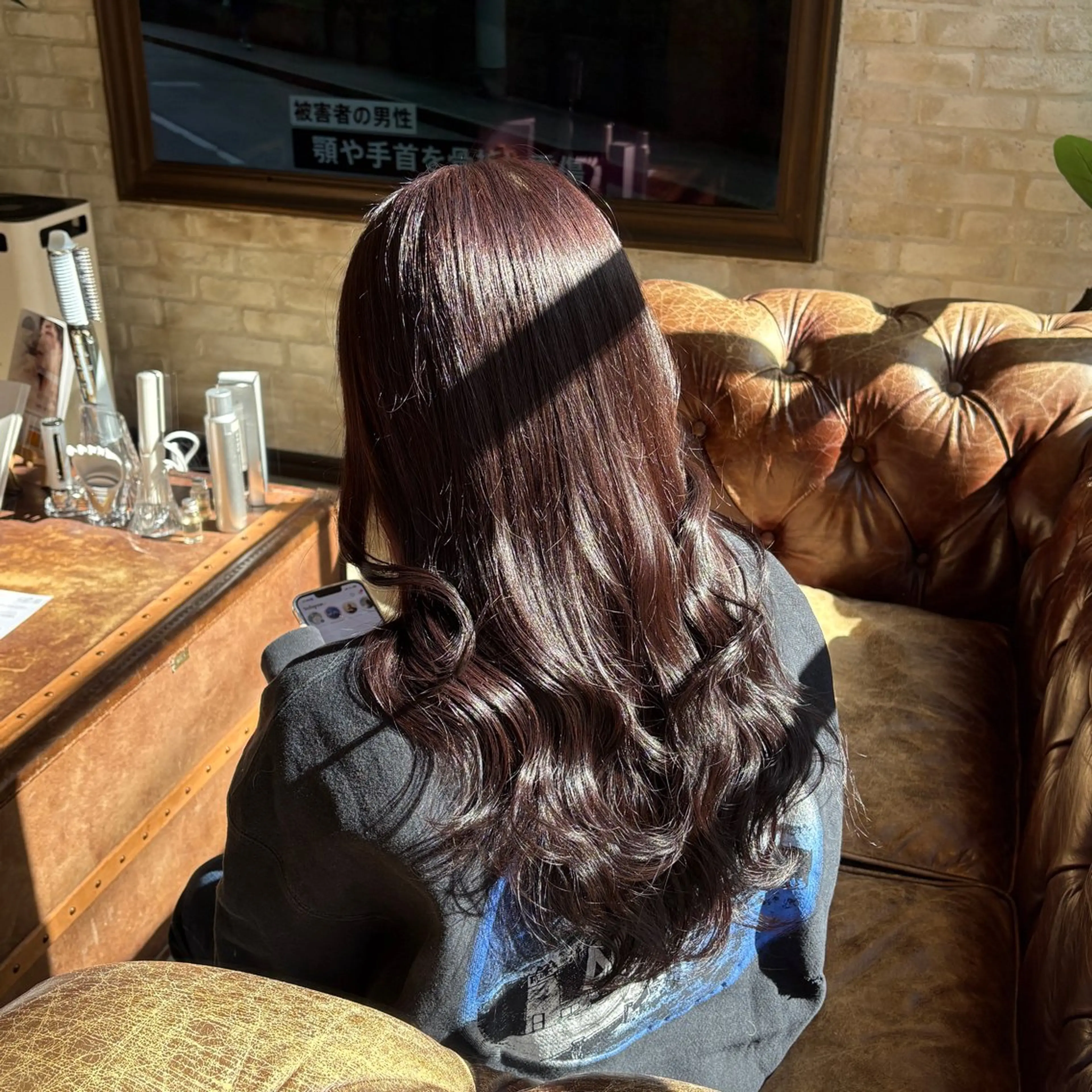 ロング カラー ブラウンカラー 🐺イノウエ サキ🐺のヘアスタイル