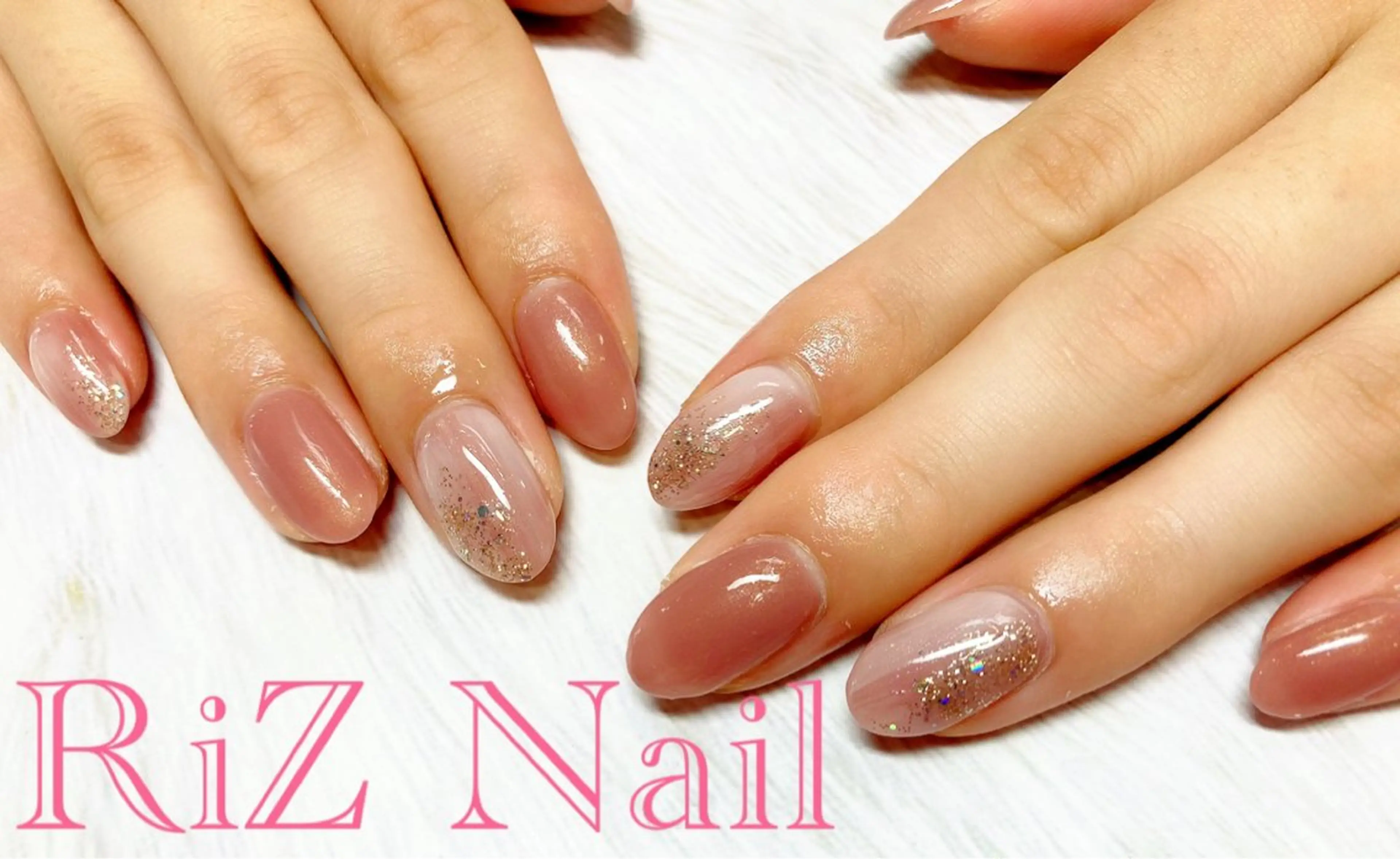 ネイル ニュアンスネイル RiZ nail salonのネイルデザイン